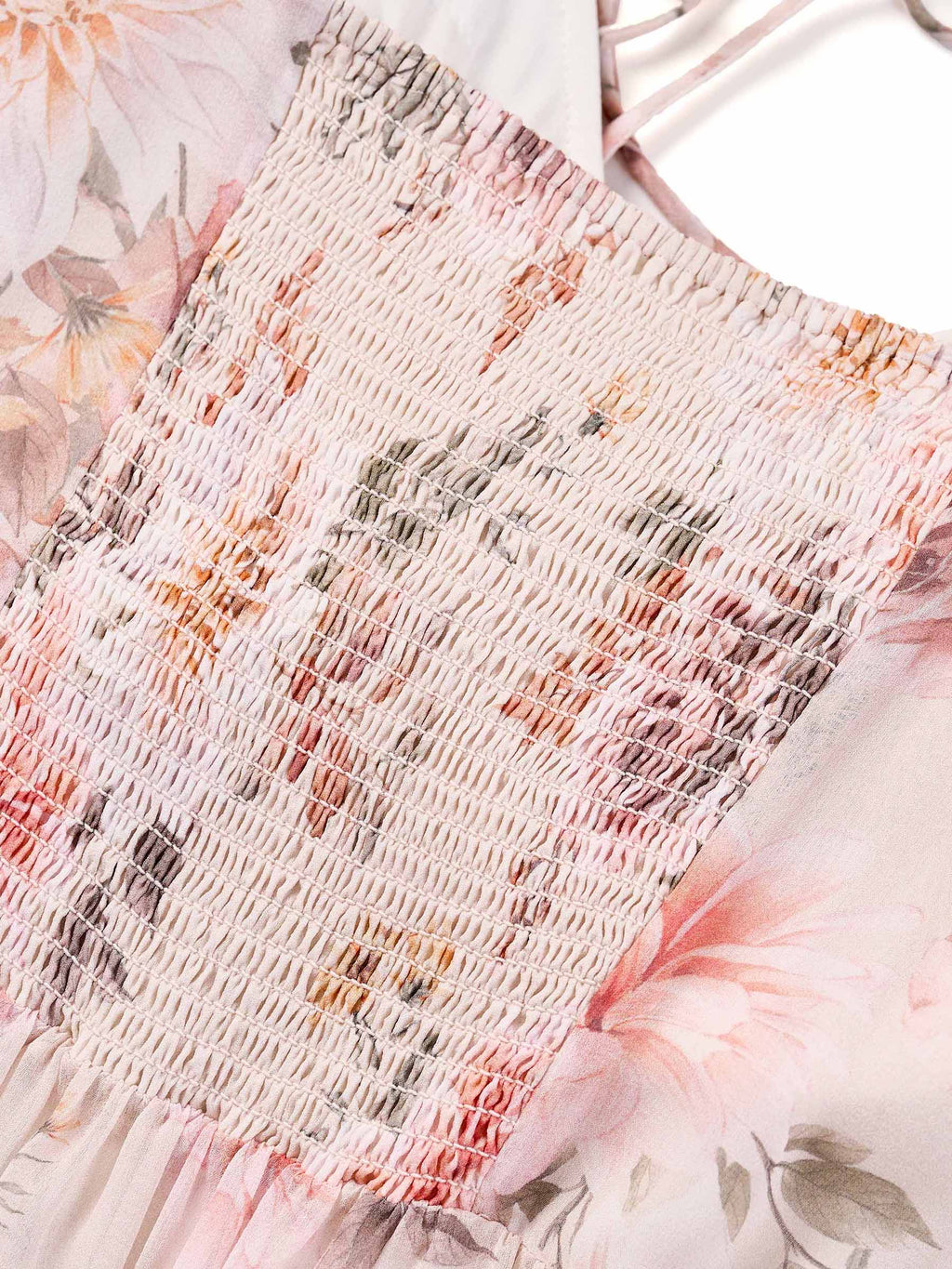 Mulberry Silk Watercolor Print Dress