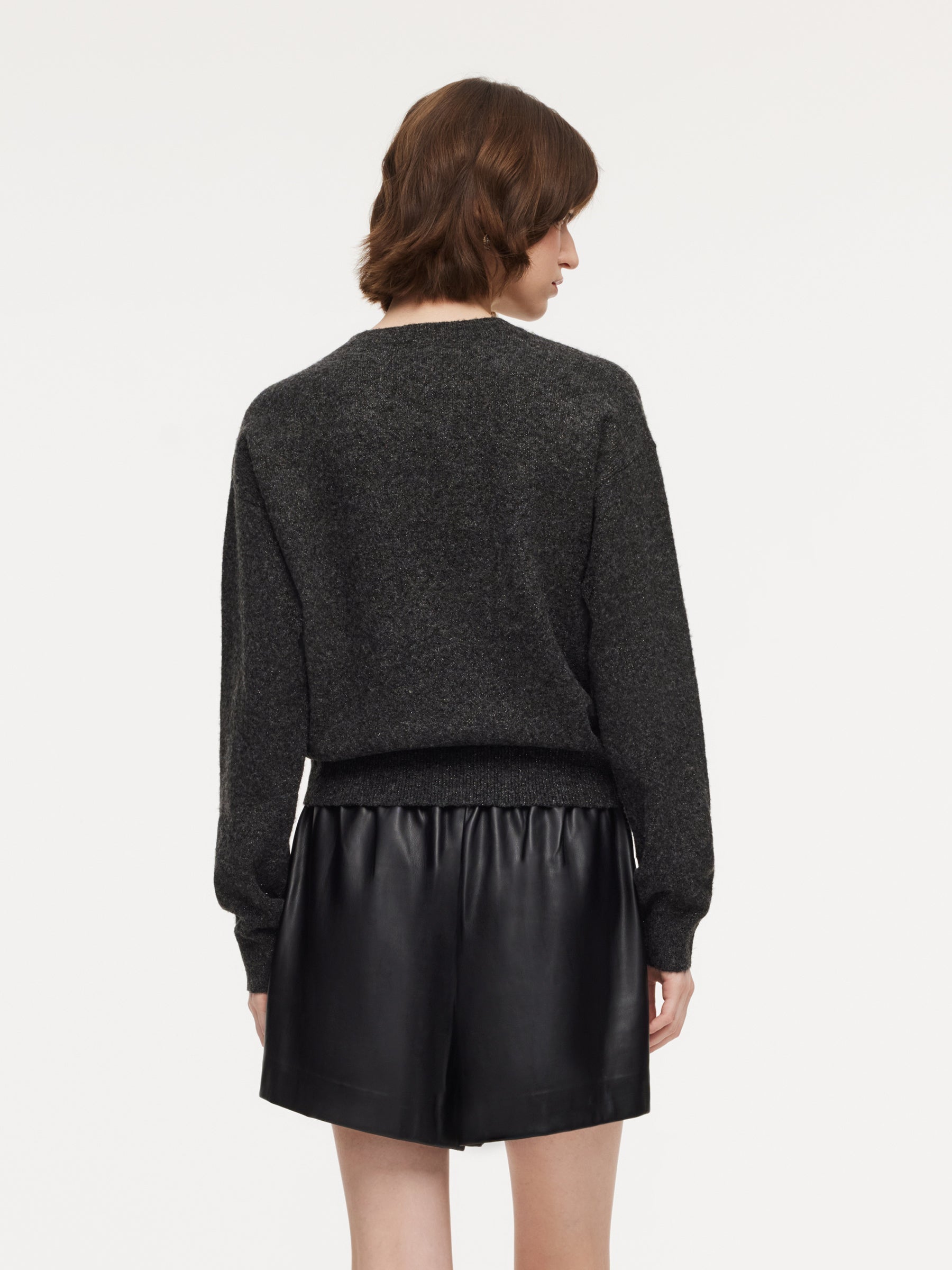 Bowknot Round Neck Sweater