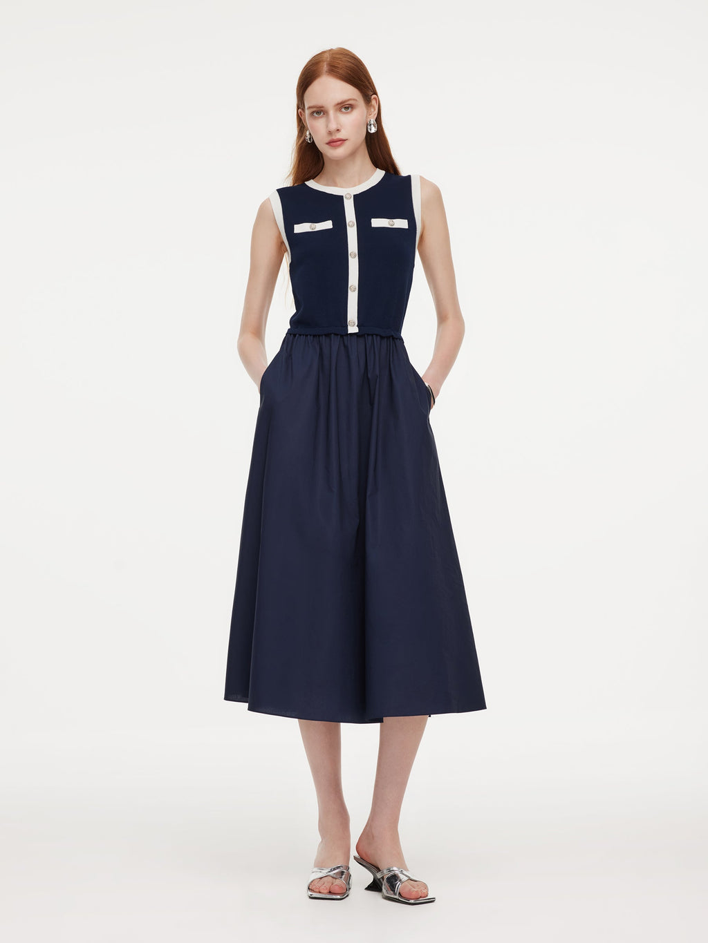 Lyocell-Cotton Maxi Dress