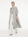 Triacetate Drape Trench