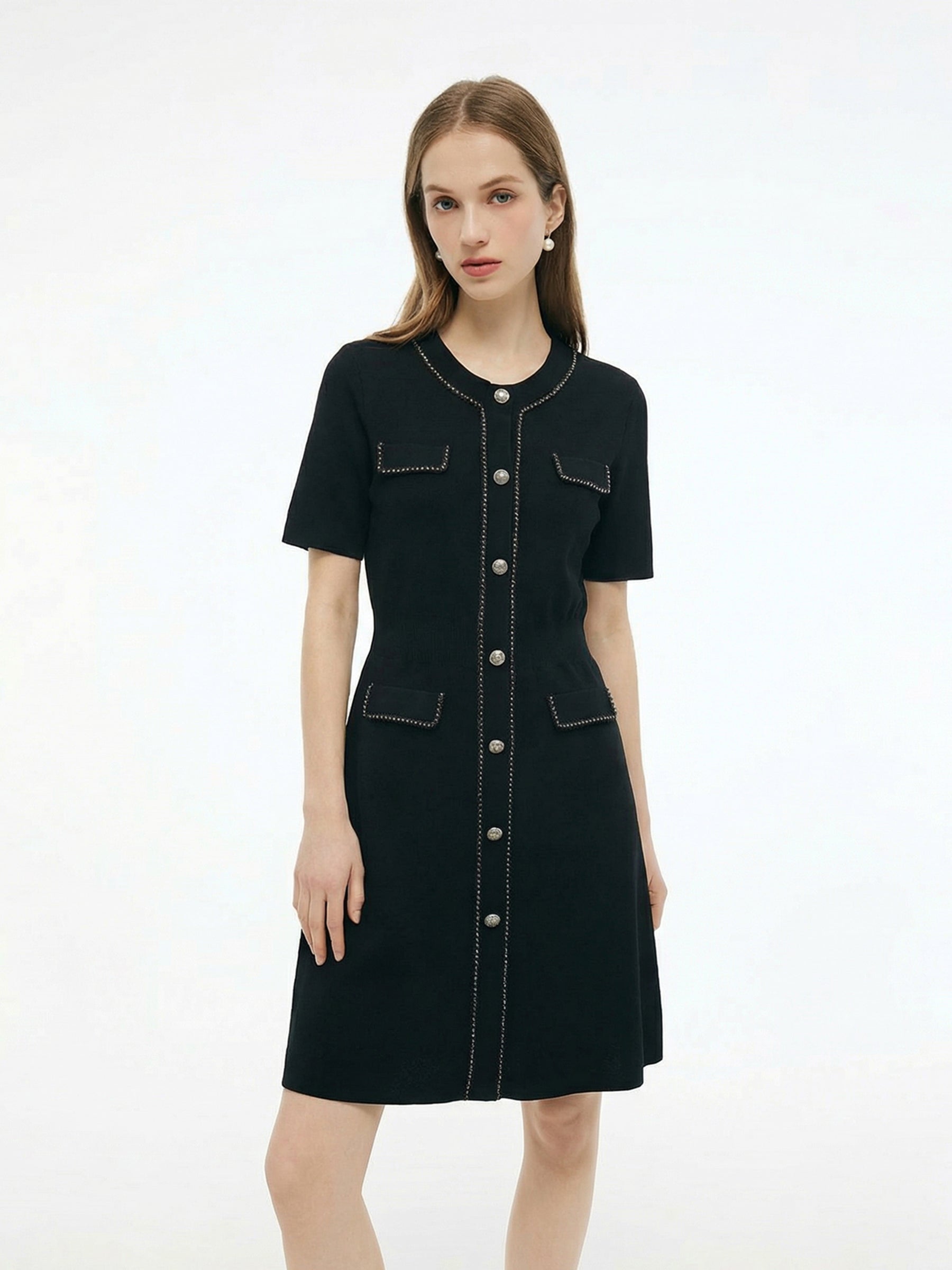 Tencel Ribbed Mini Dress