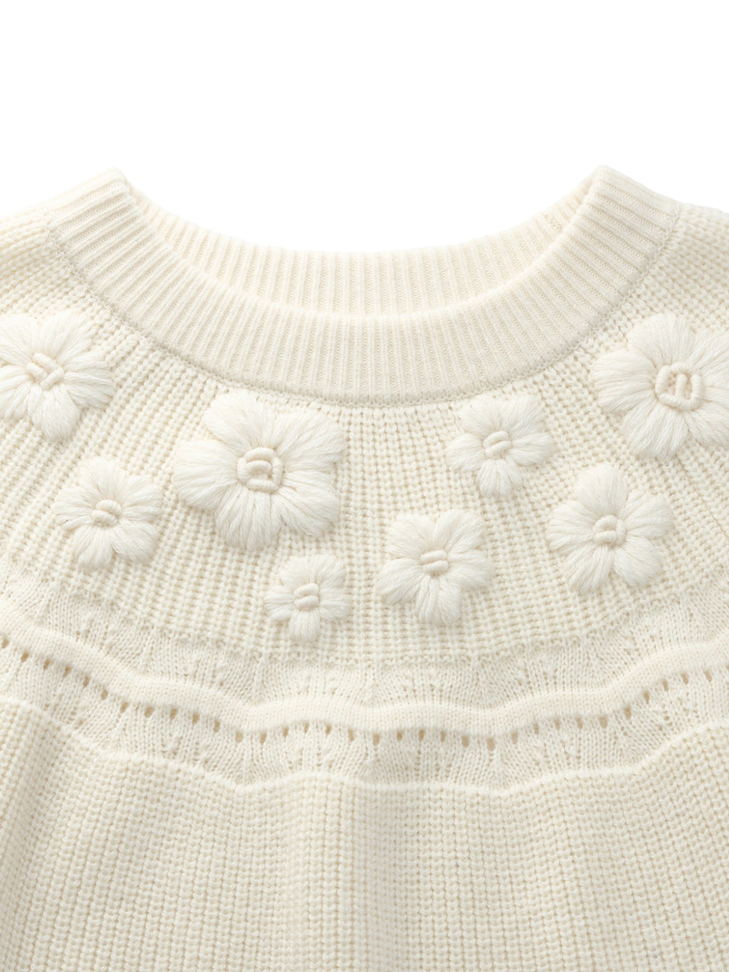 Wool Blend Embroidered Sweater
