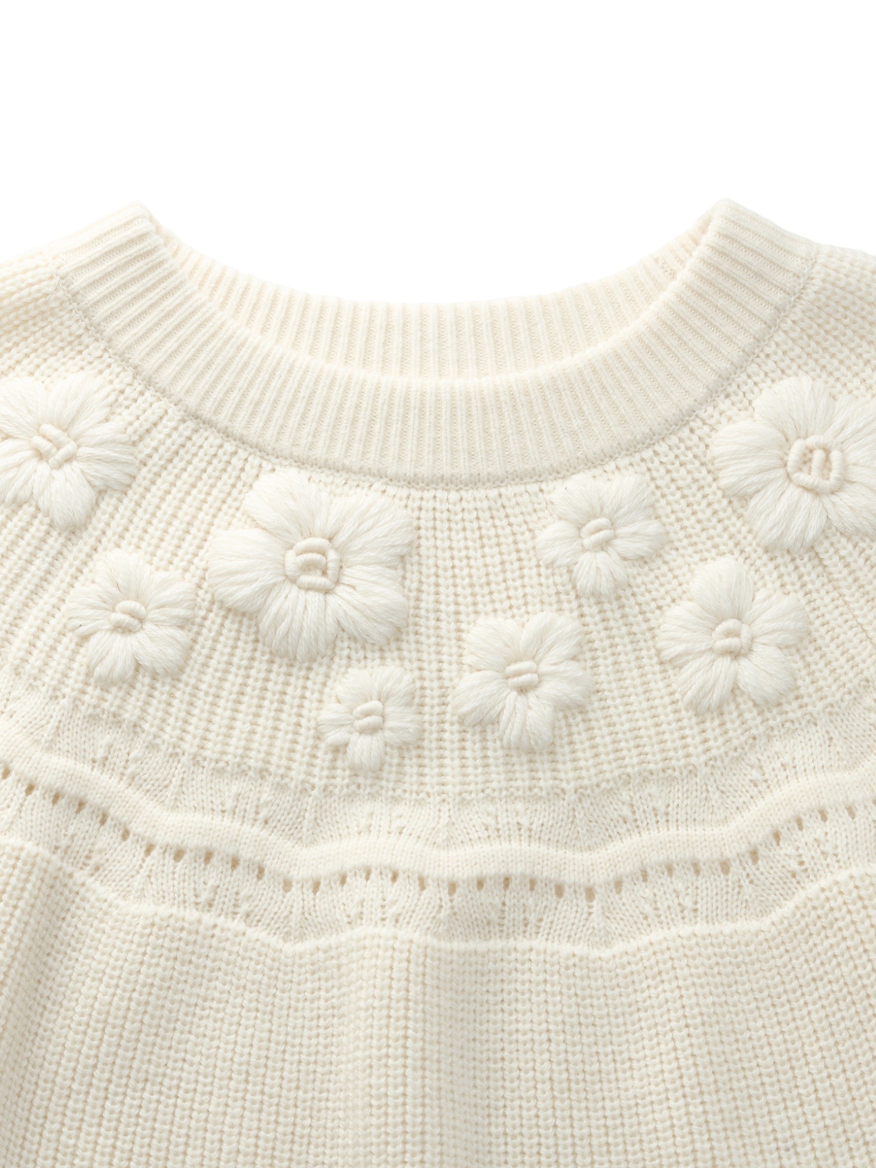 Wool Blend Embroidered Sweater