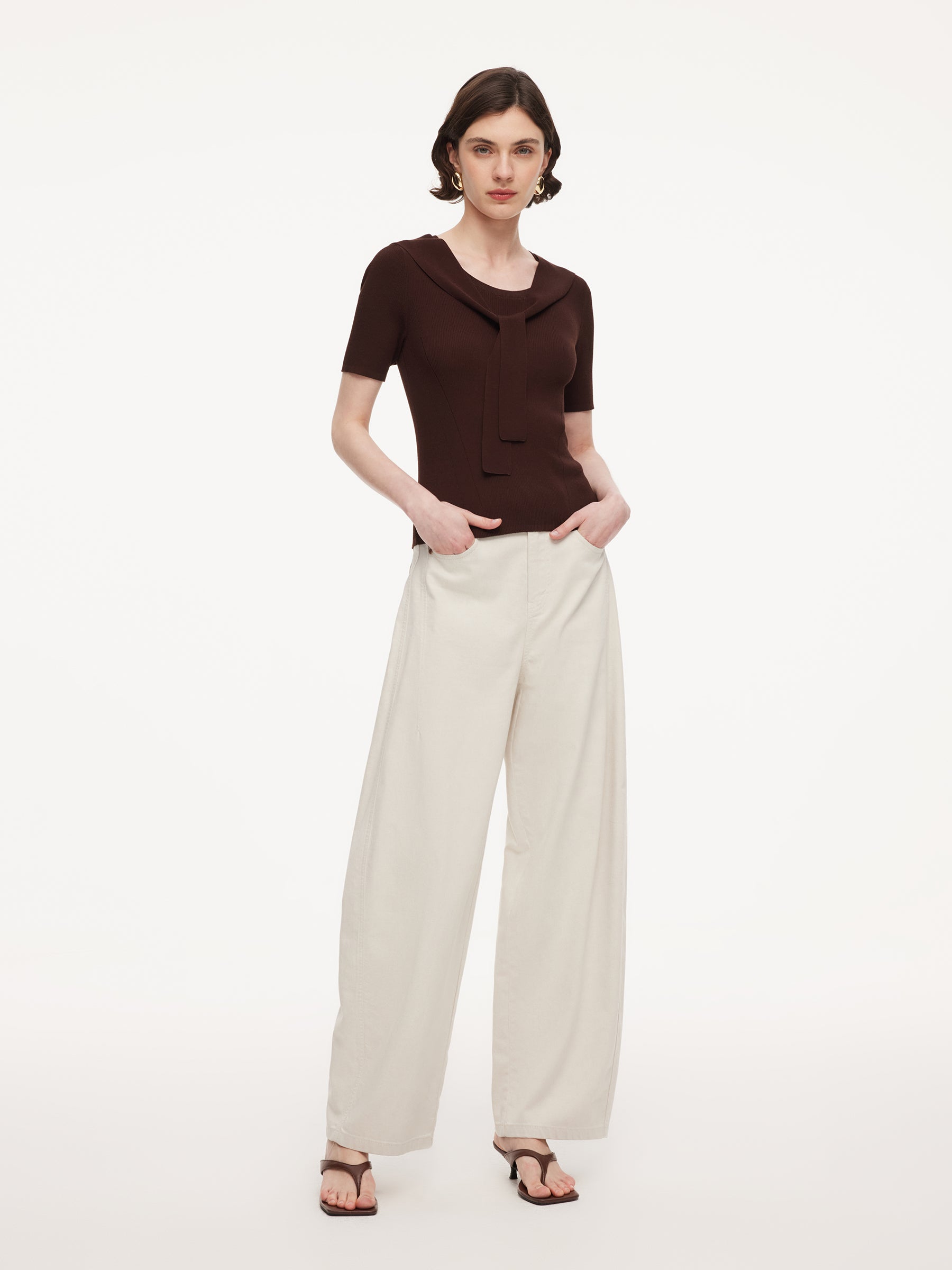 Lyocell Detachable Sailor Collar