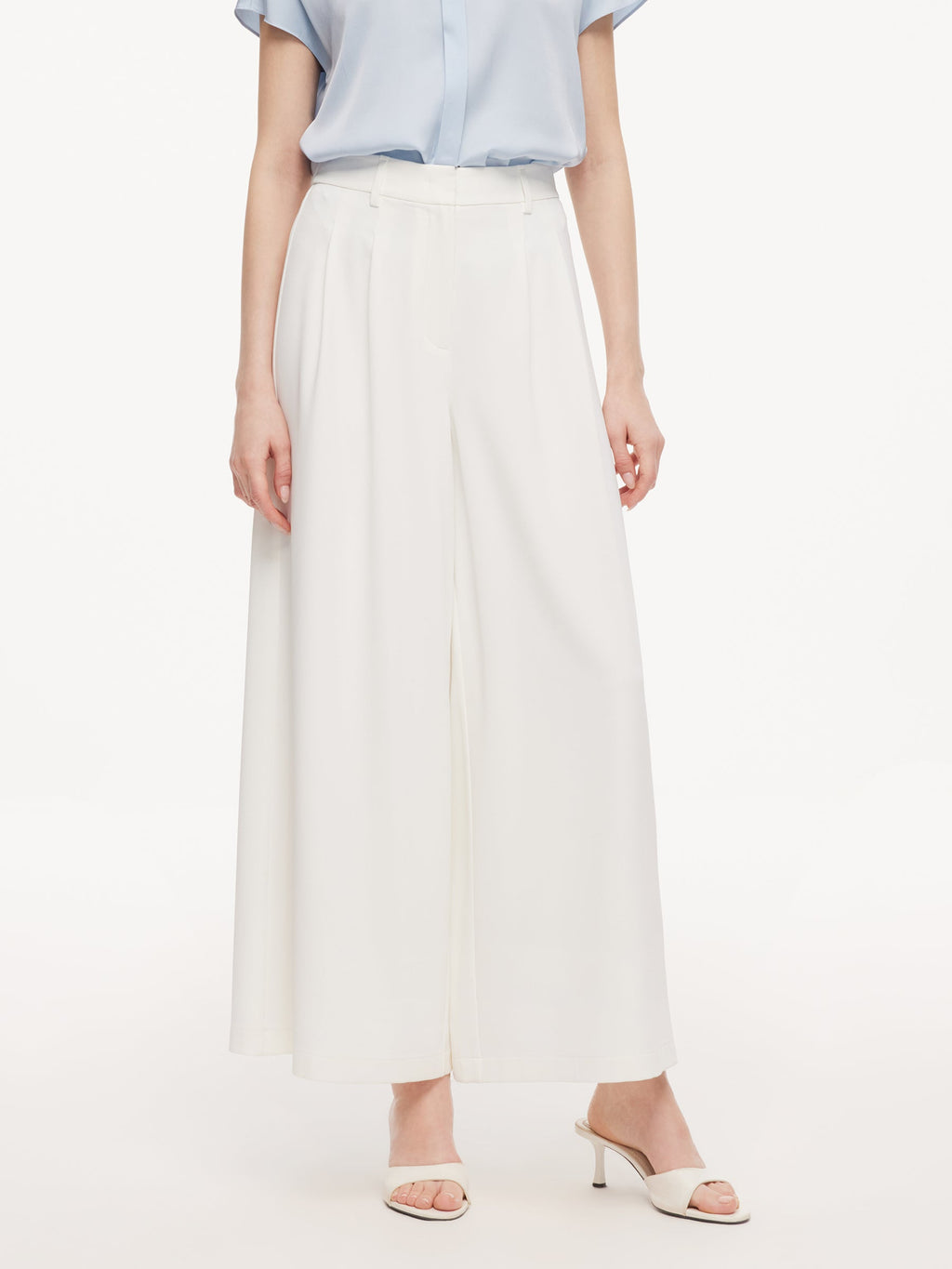 Micro-Elastic Ankle-Length Pants