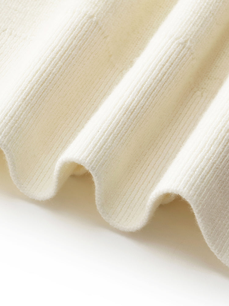 100% Wool Half-Turtleneck Sweater