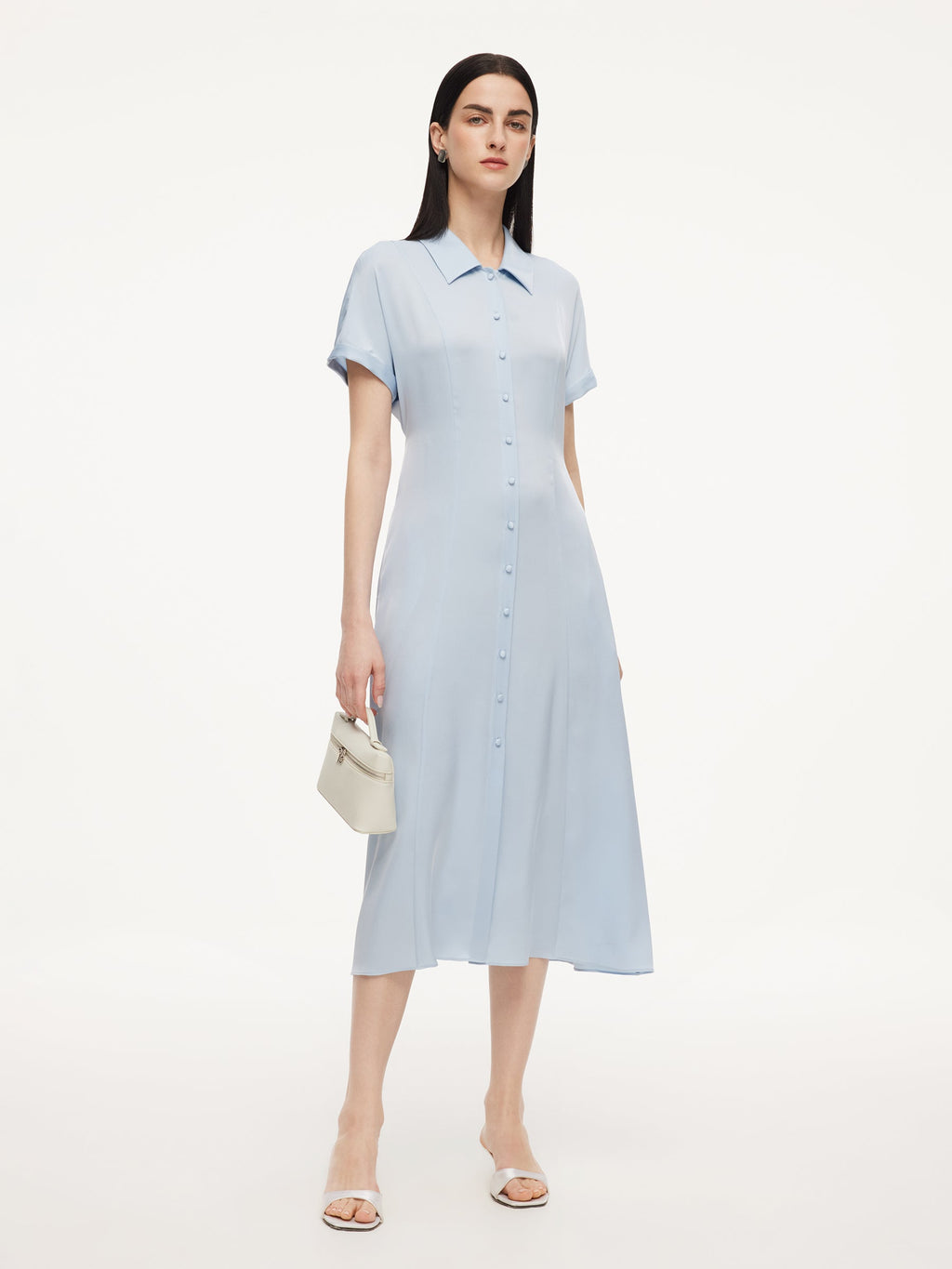 Mulberry Silk Shirt Dress