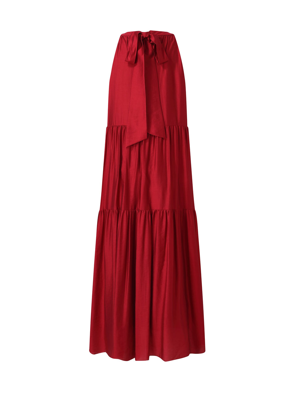 Tencel Halter Romantic Dress