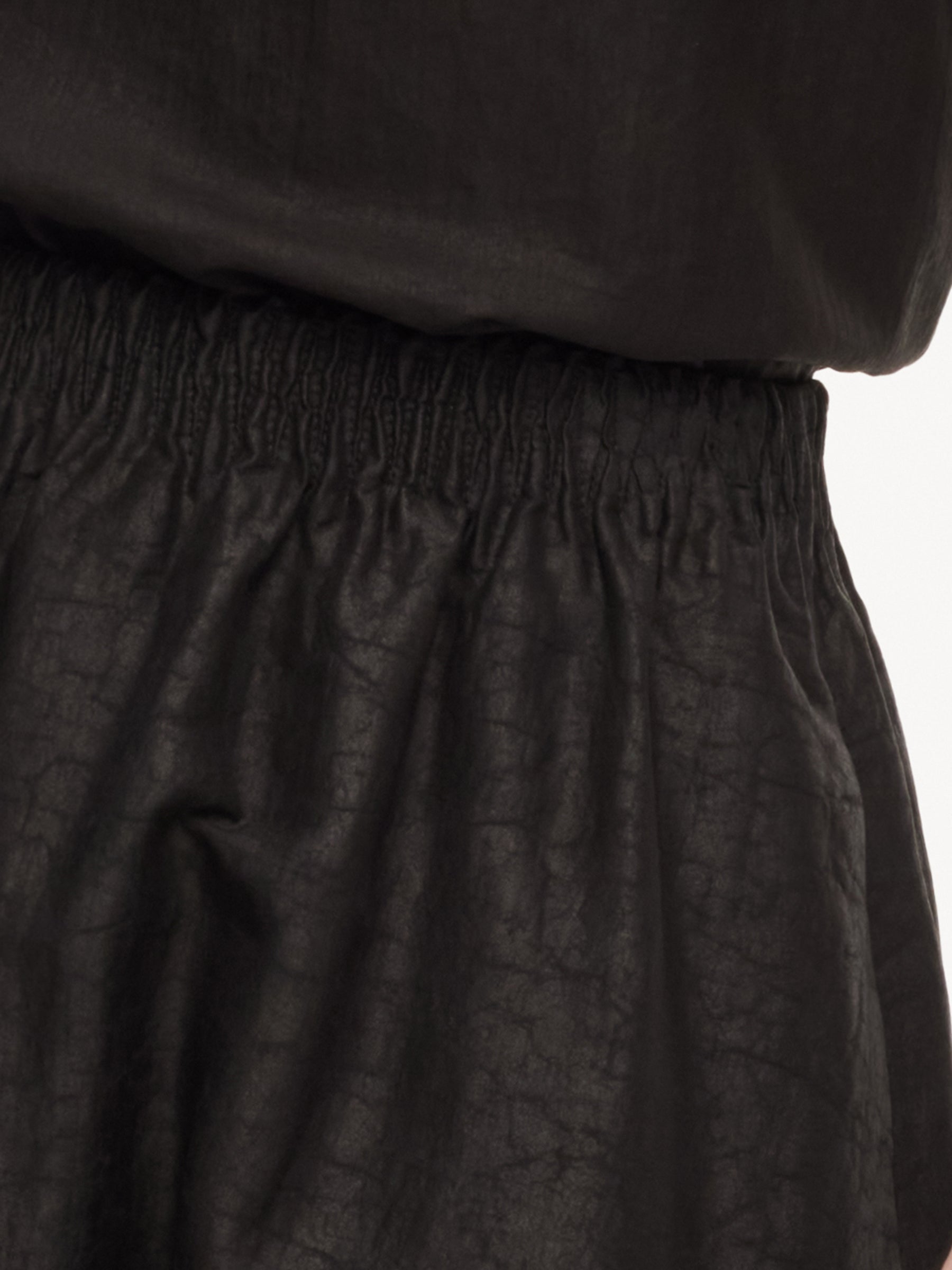 Silk Embroidered A-Line Skirt