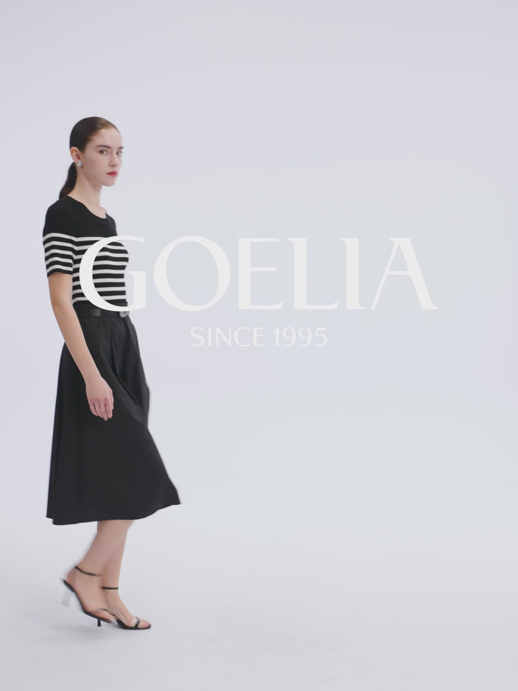 Lyocell Patchwork Belted Midi
