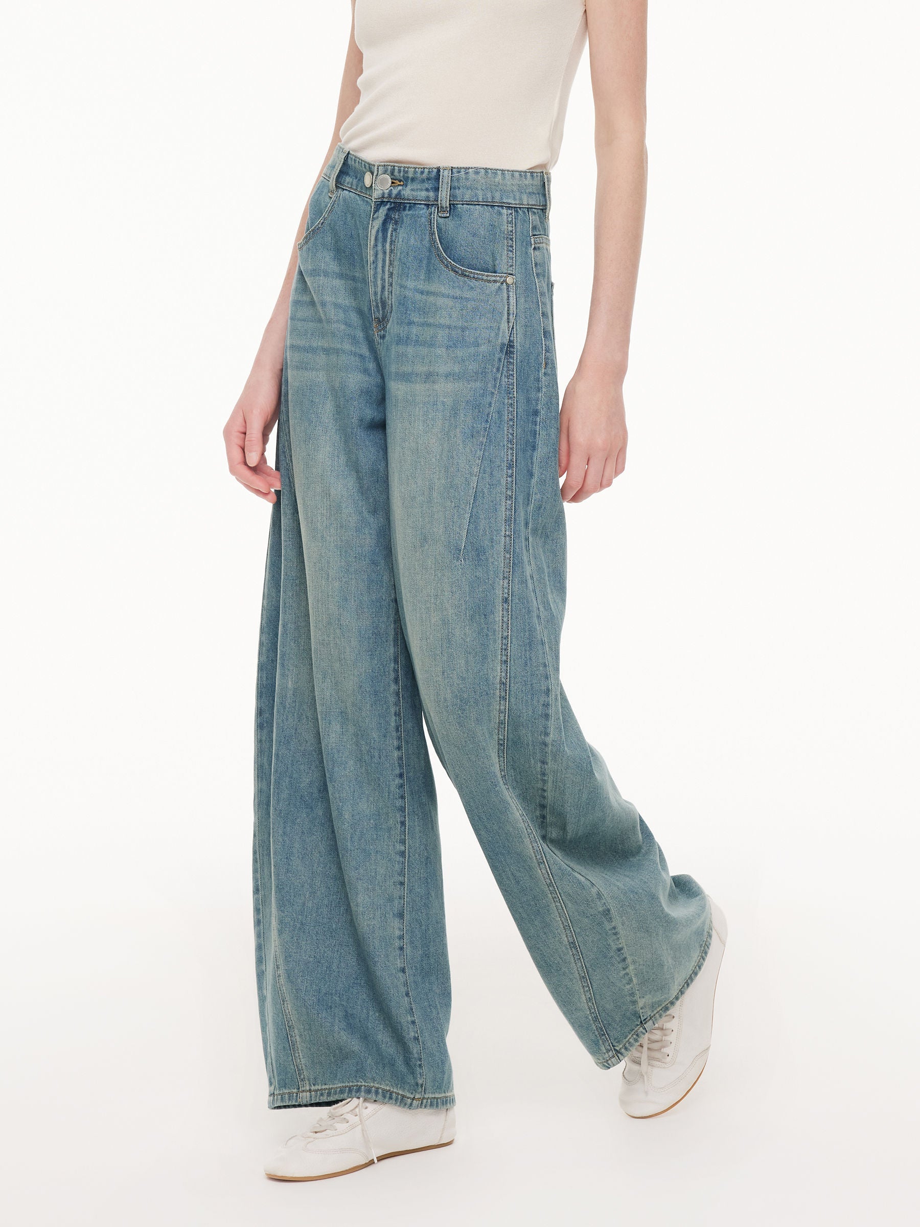 Double-Button Adjustable Waist