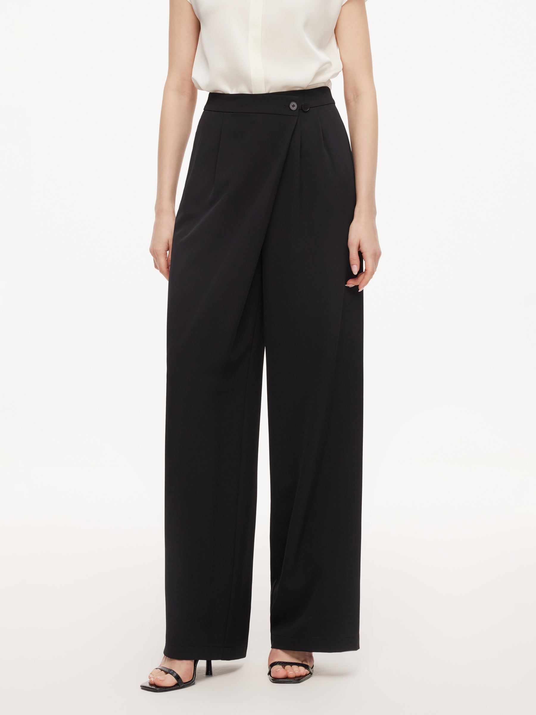Four-Way Stretch Waist Accent Pants