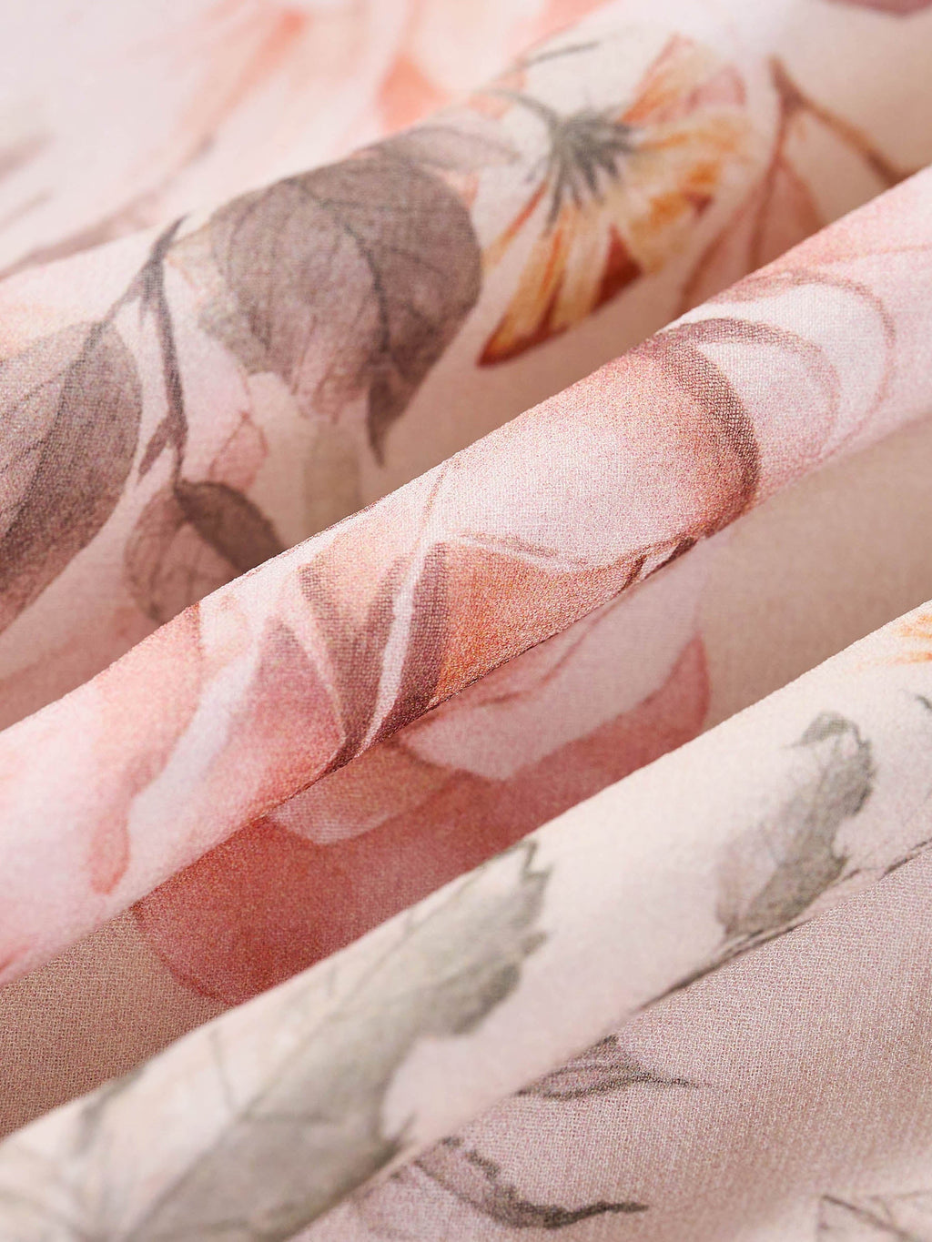 Mulberry Silk Watercolor Print Dress