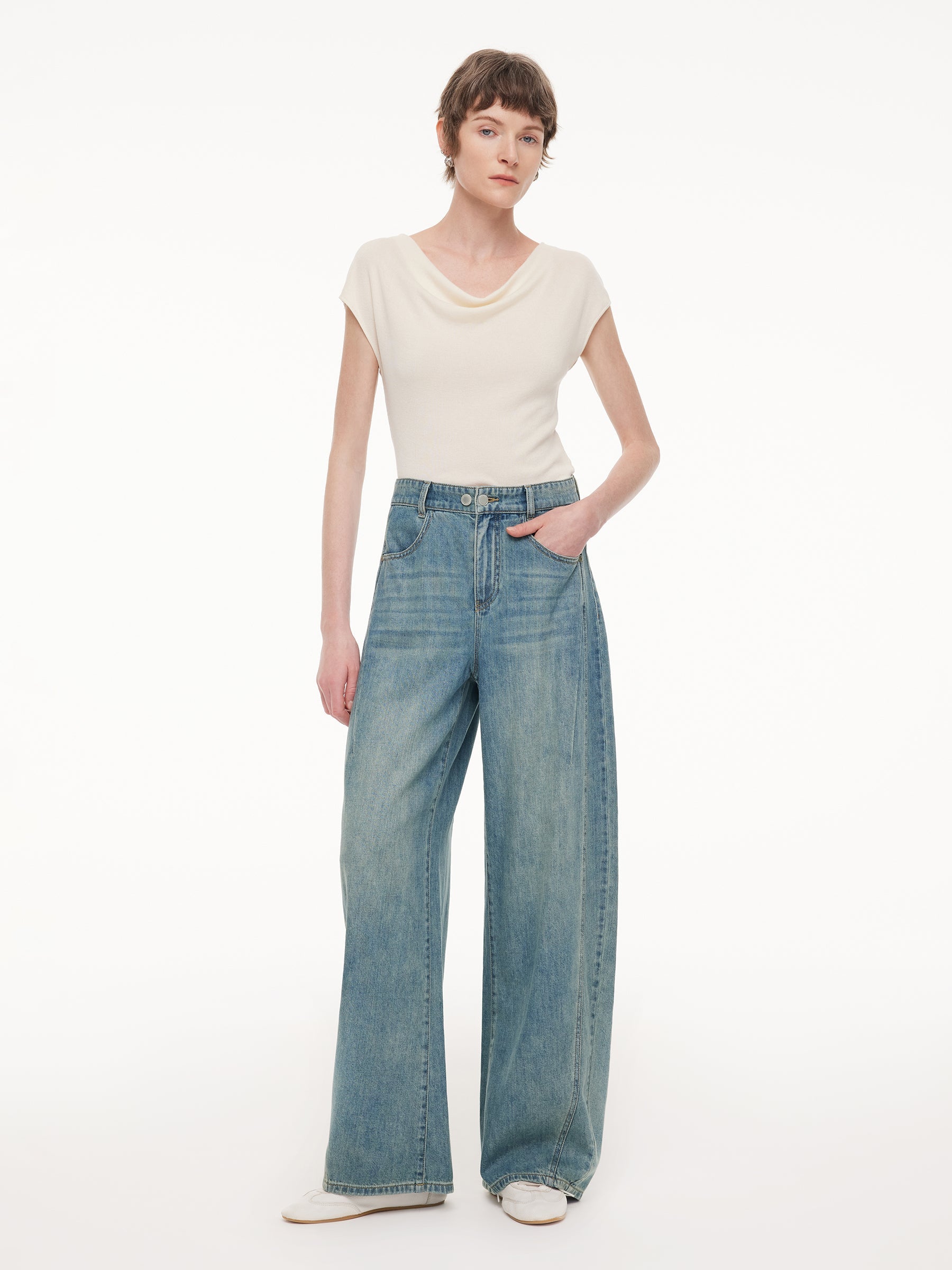 Double-Button Adjustable Waist