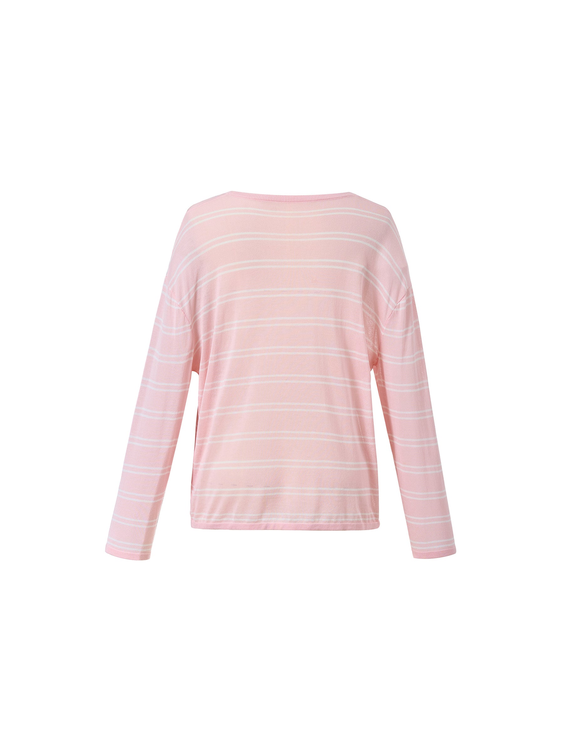Lyocell-Silk Stripe Knit