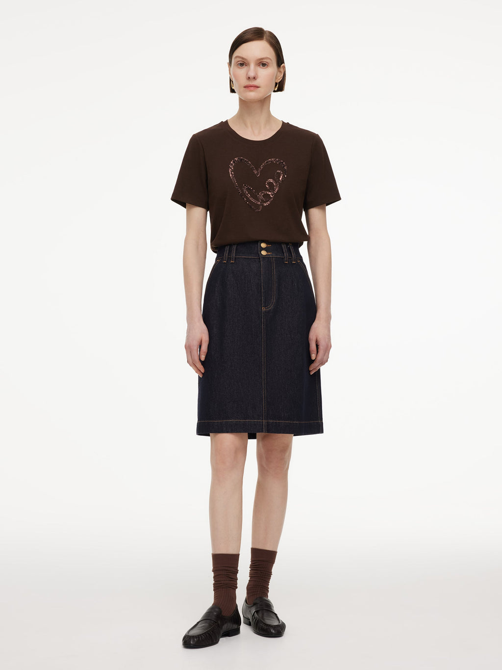 Double-Button A-Line Vintage