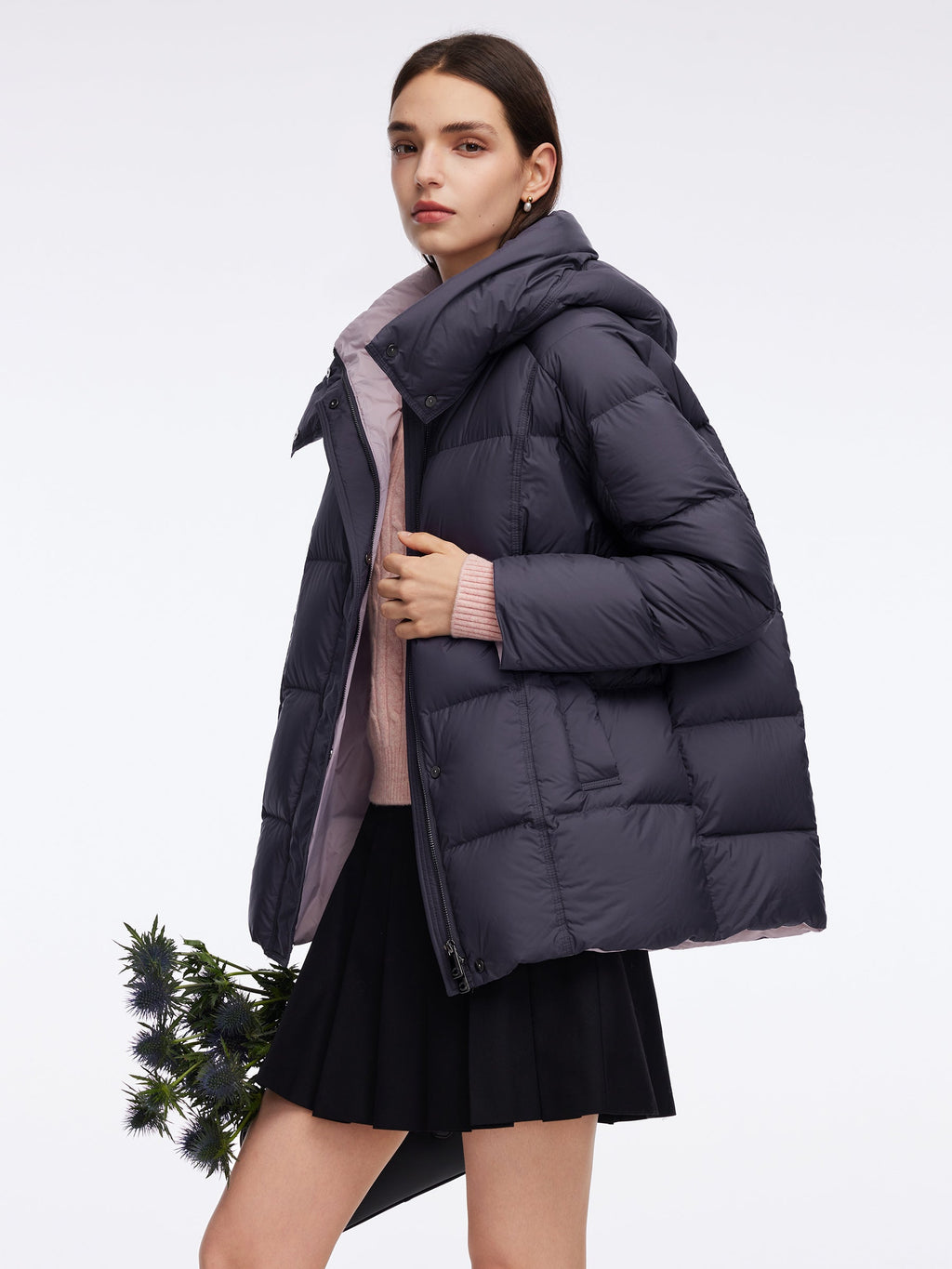 Detachable Hood Lightweight Jacket