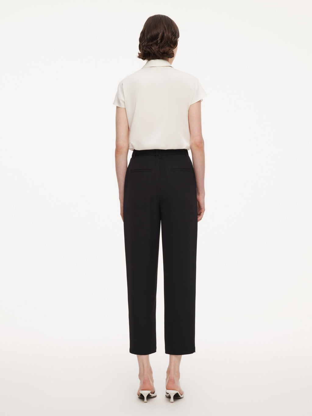 Wrinkle-Resistant High-Waist