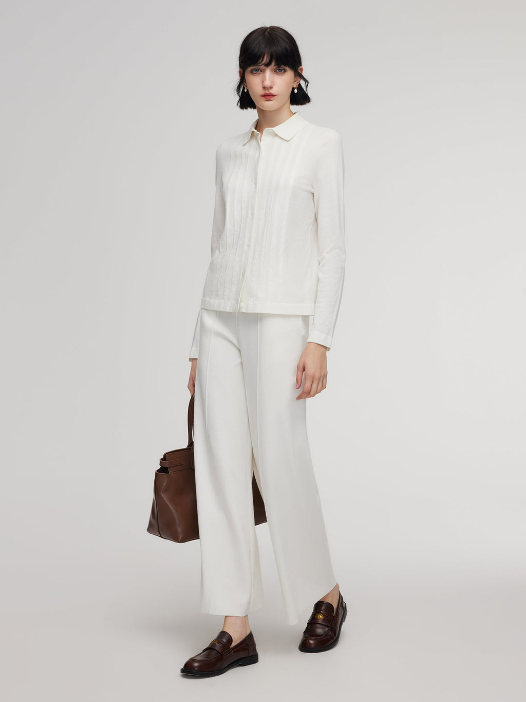 Tencel-Nylon Wide Leg