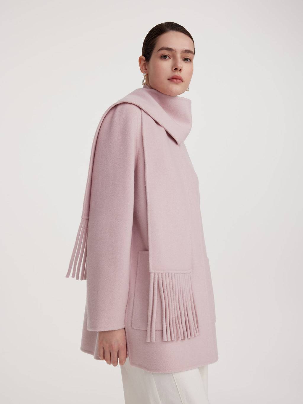 Tencel-Wool Double-Faced Coat