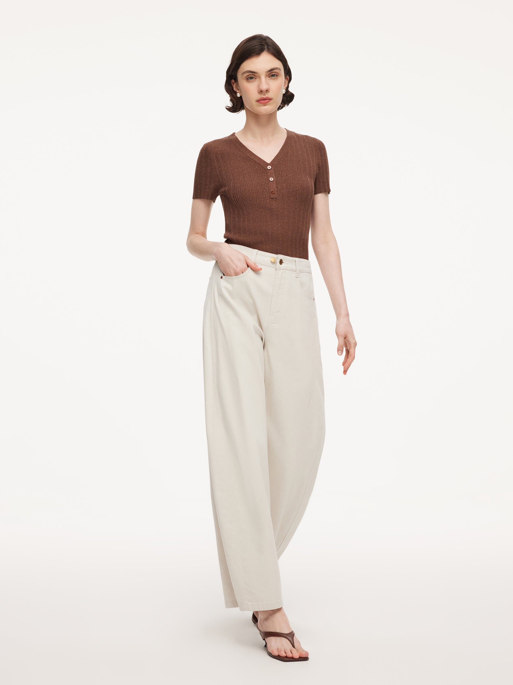 Tencel-Acetate-Linen Glitter Knit