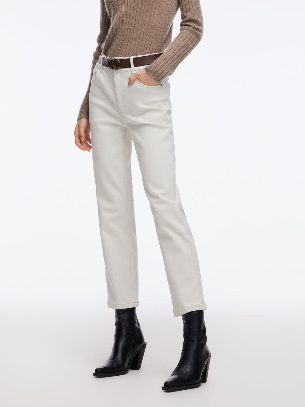 Fleece-Lined Straight Ankle