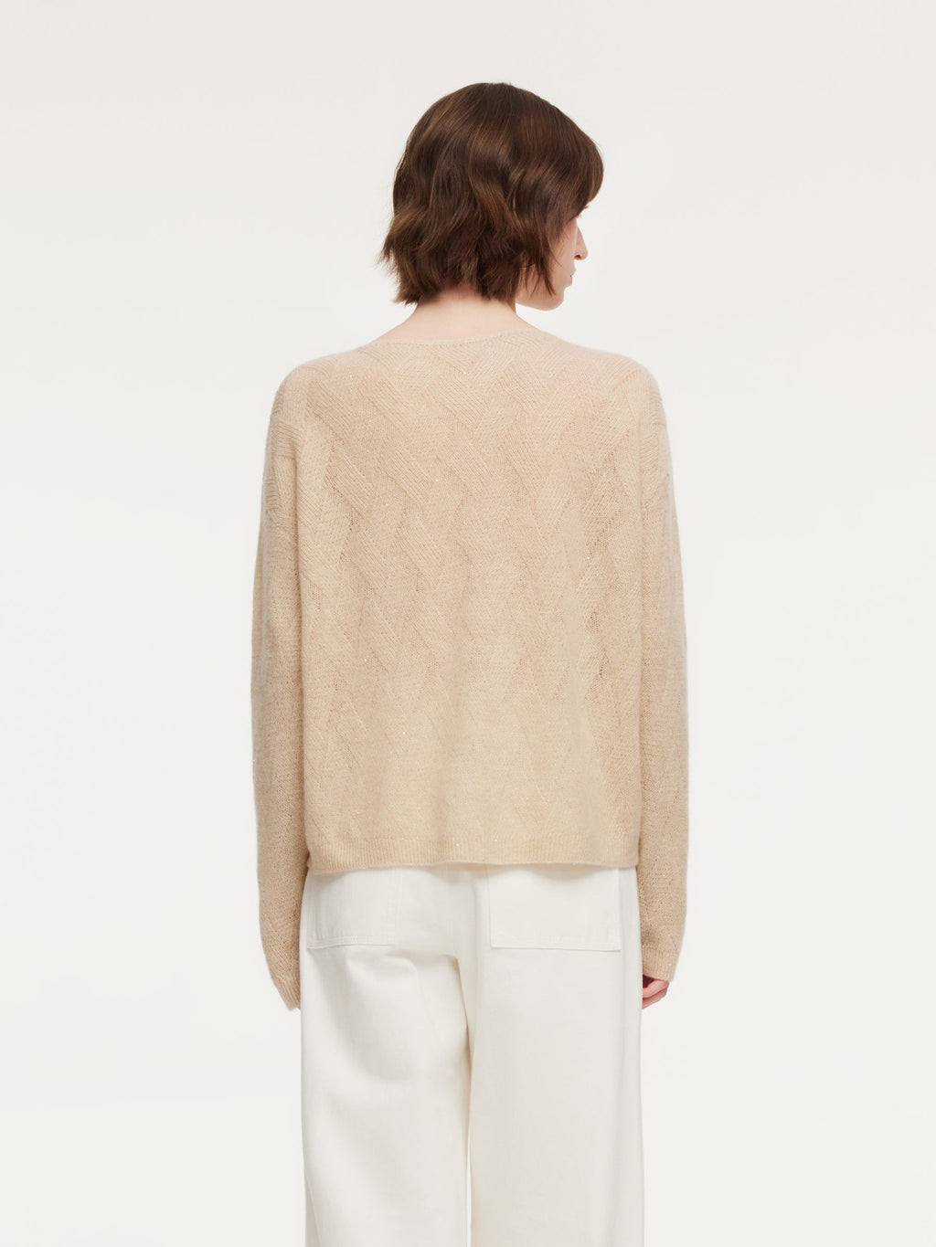 Cashmere Boat Neck Loose Sweater