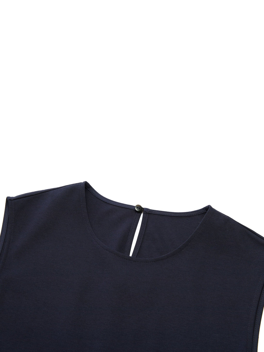 Dark Navy Bubble Hem Dress