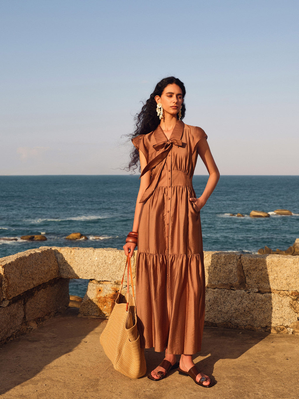 Ruffled Maxi Dress