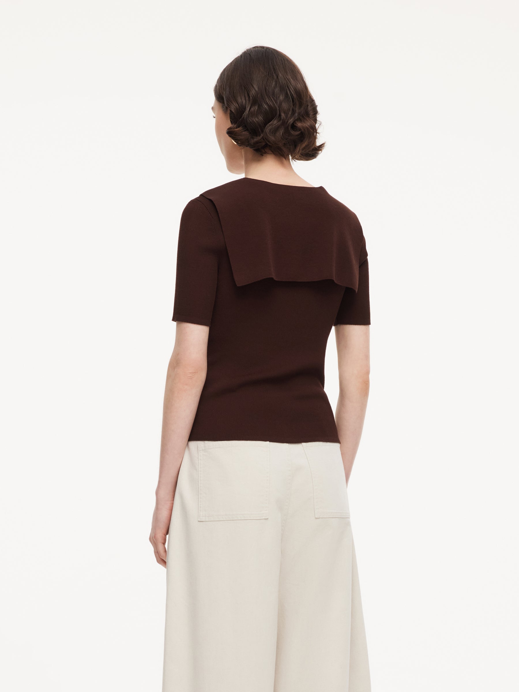 Lyocell Detachable Sailor Collar
