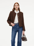 Wool Blend Sequin Jacket