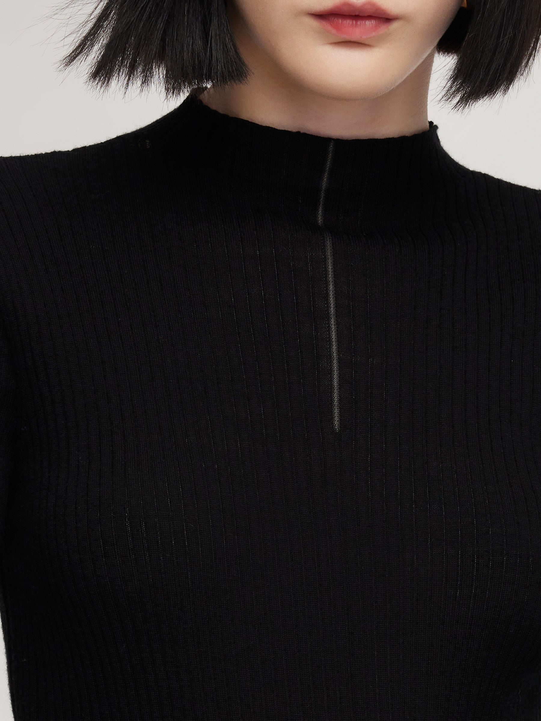 Front Cutout Slim Fit Top