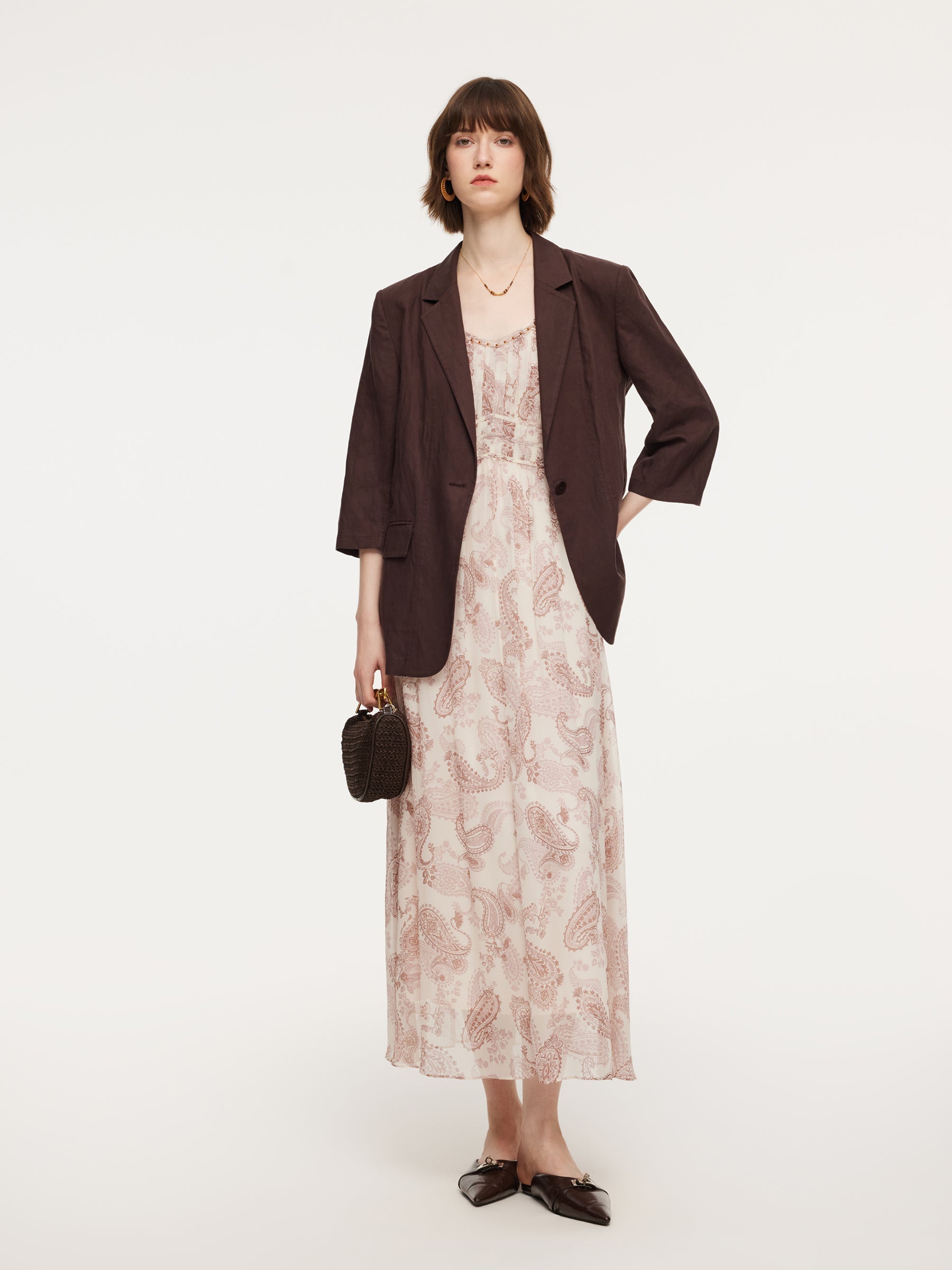 Linen Blend Blazer
