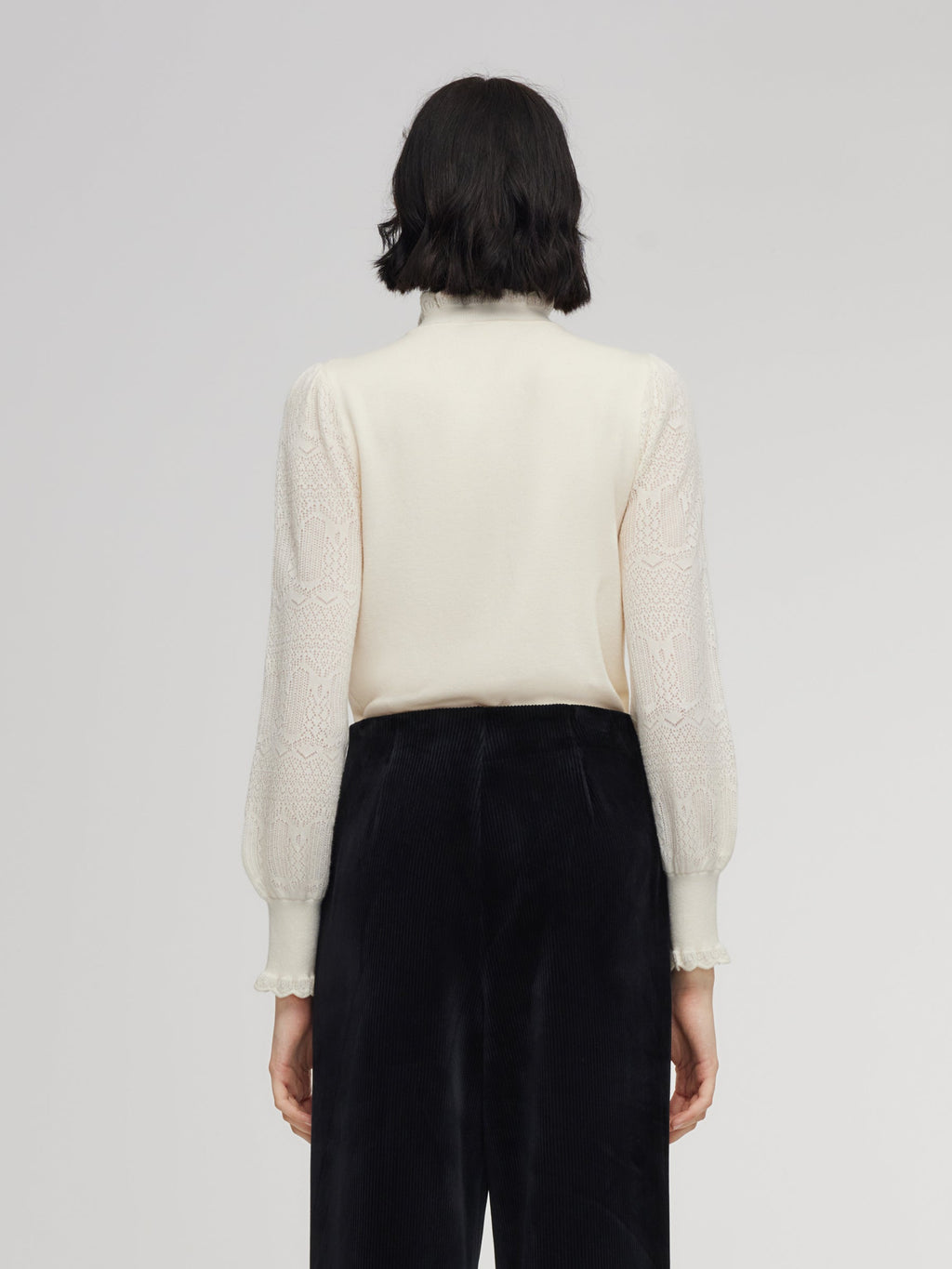Lantern Sleeve Fit Sweater