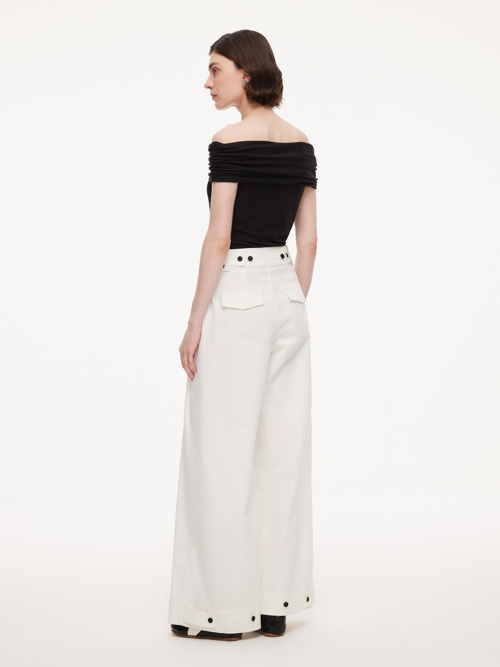 Adjustable Waist-Ankle Jeans