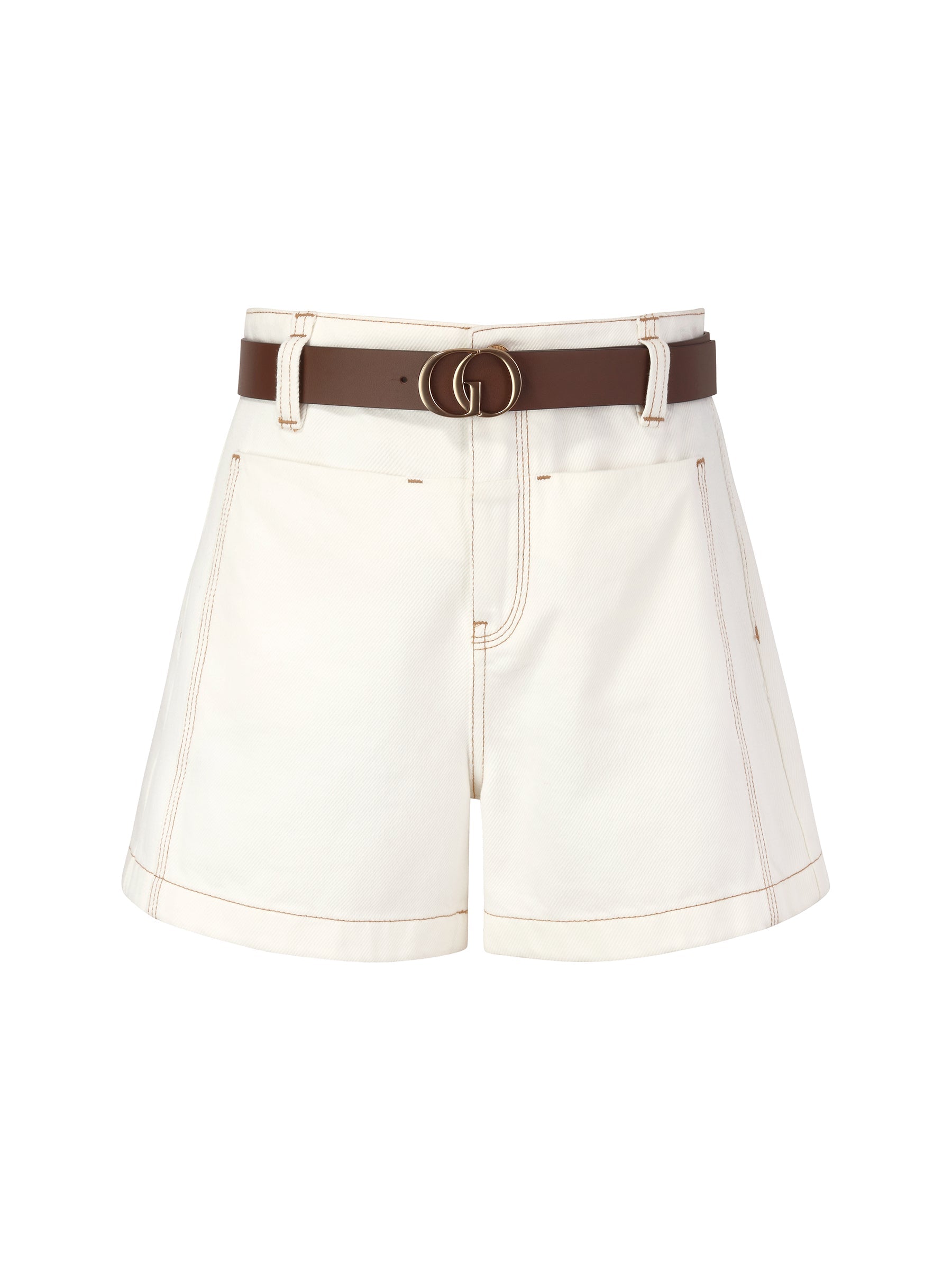 Cotton Embroidered Shorts
