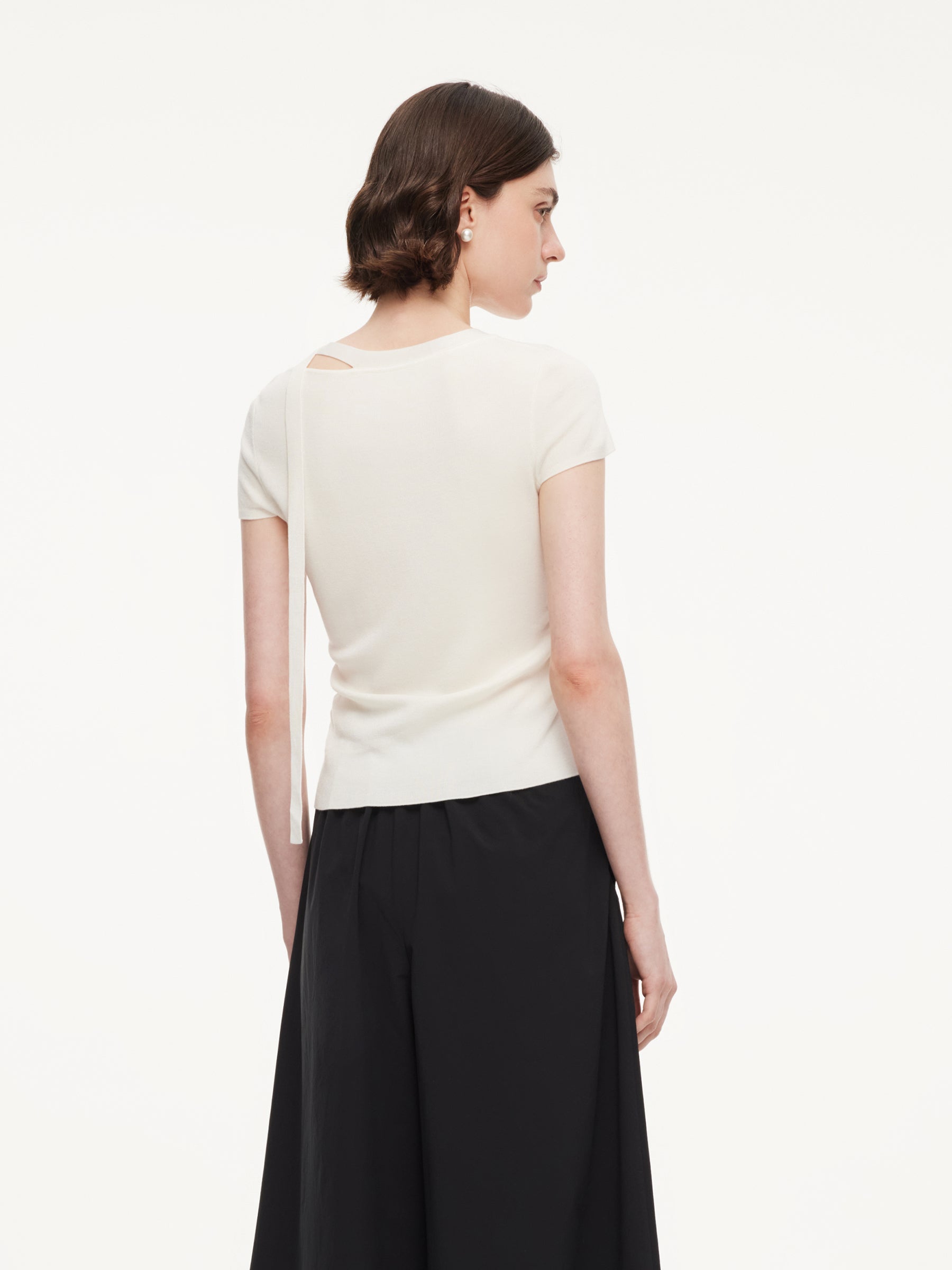 Waist Ruching with Ribbon