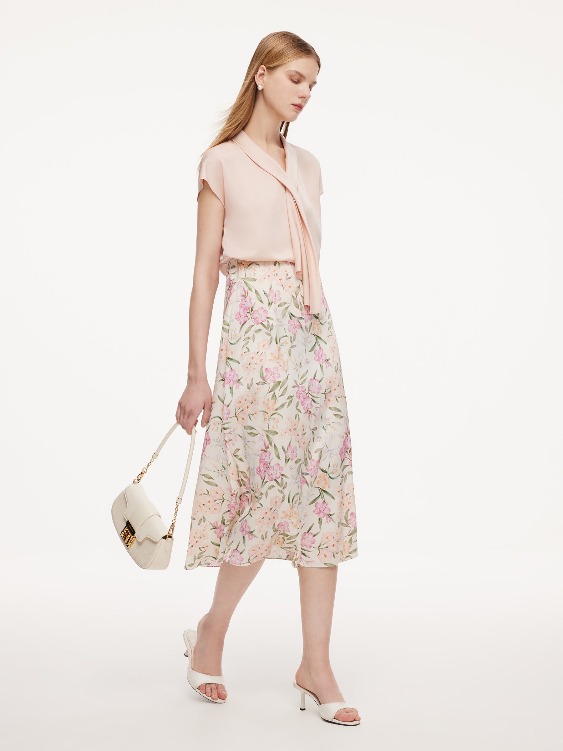 Micro-Elastic A-Line Skirt