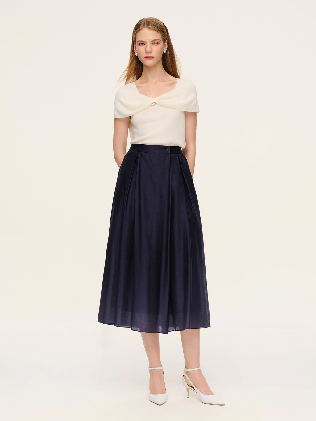 Lyocell Pleated Culottes