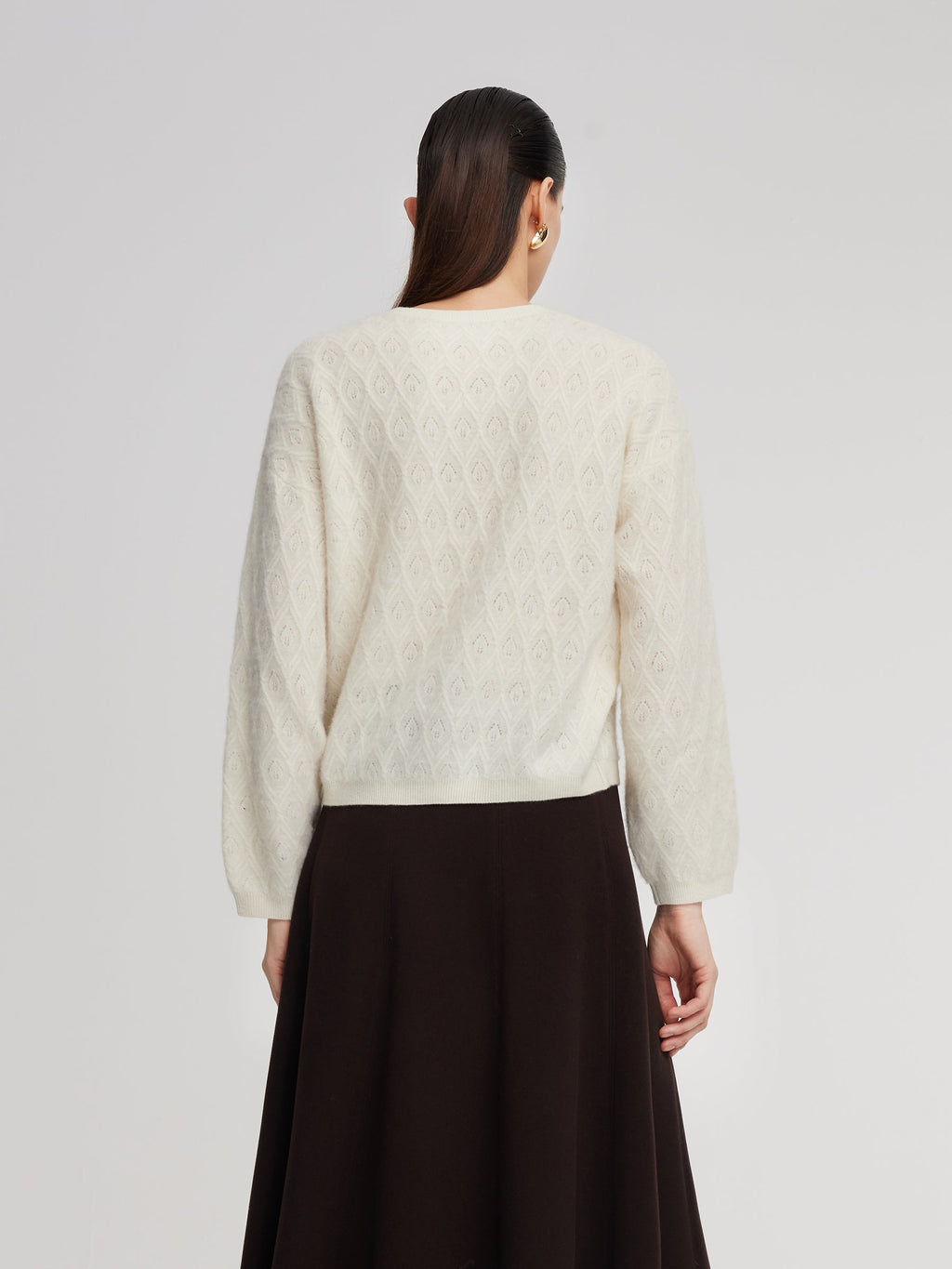 Brushed Wool Cashmere Sweater