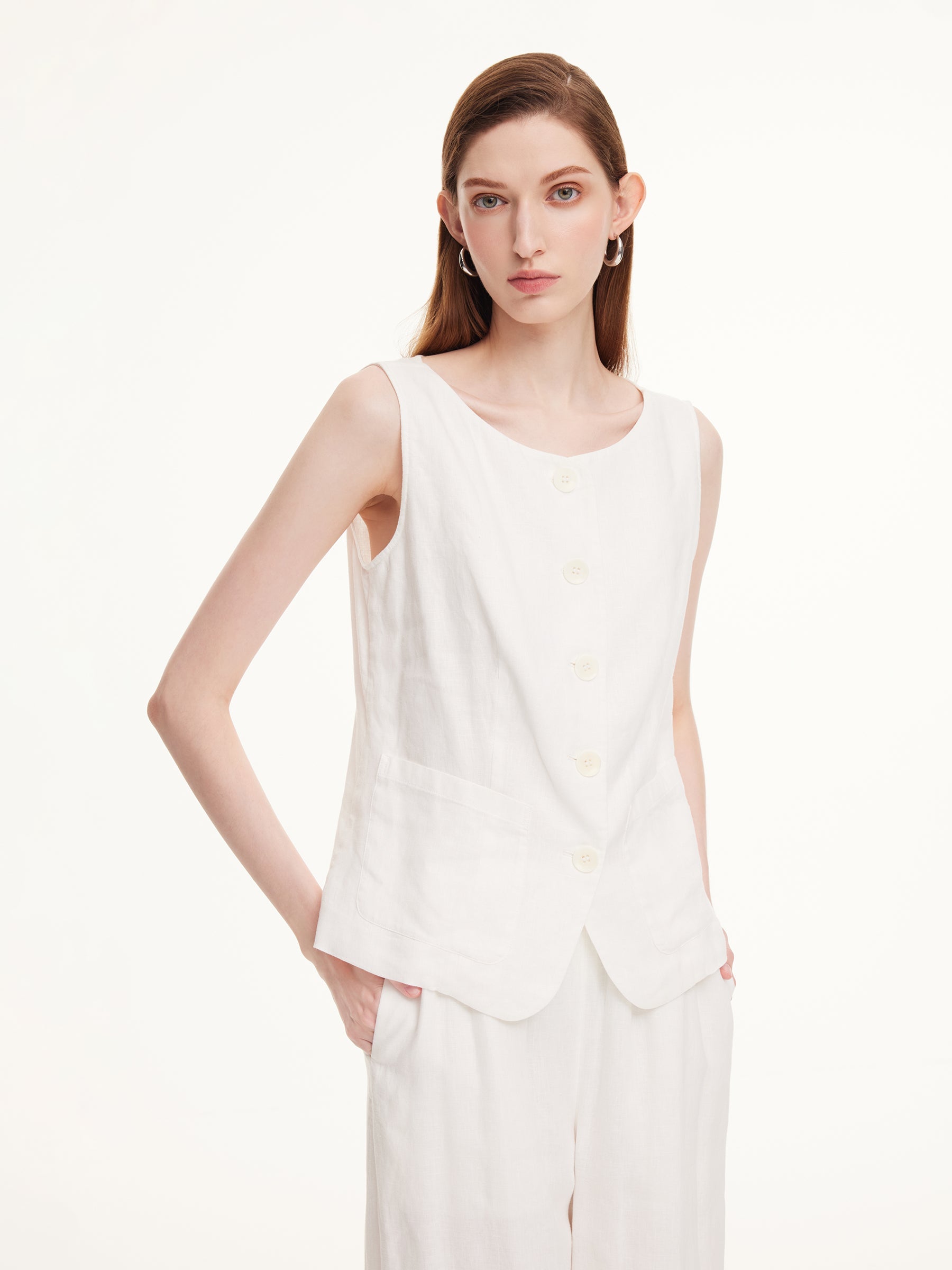 100% Linen Two-Piece Set
