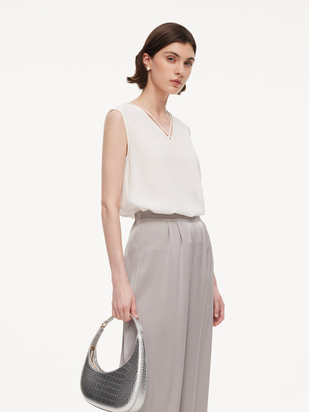 Triacetate Matte-Satin Tank
