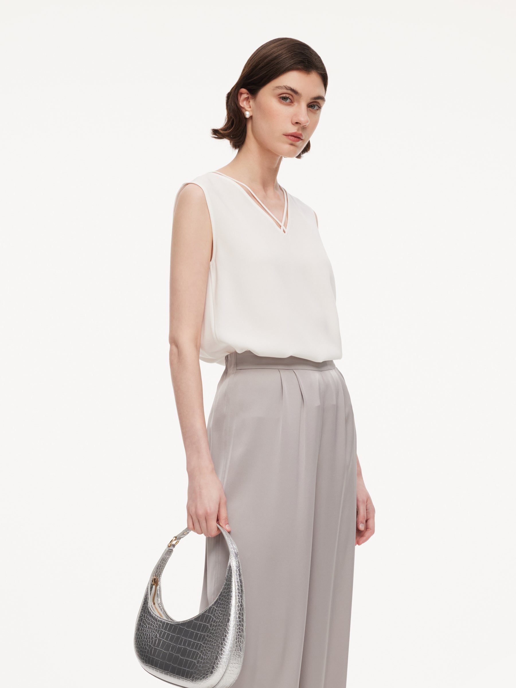 Triacetate Matte-Satin Tank