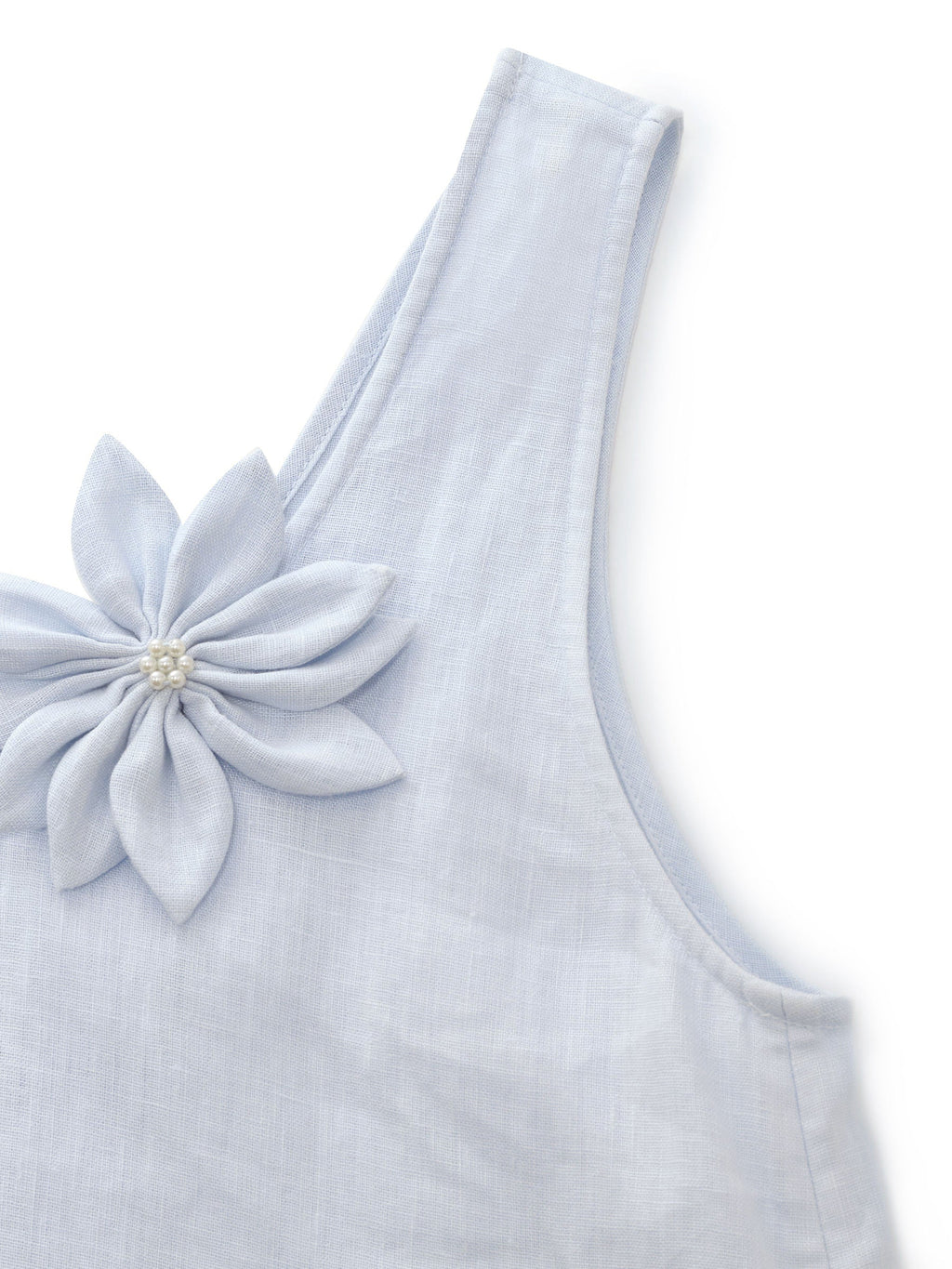 Linen U-Neck Dress