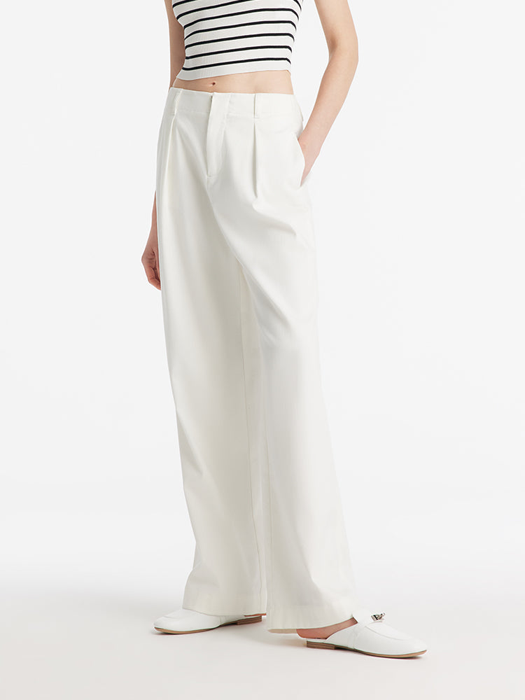 Oil-Resistant Wide Leg Jeans