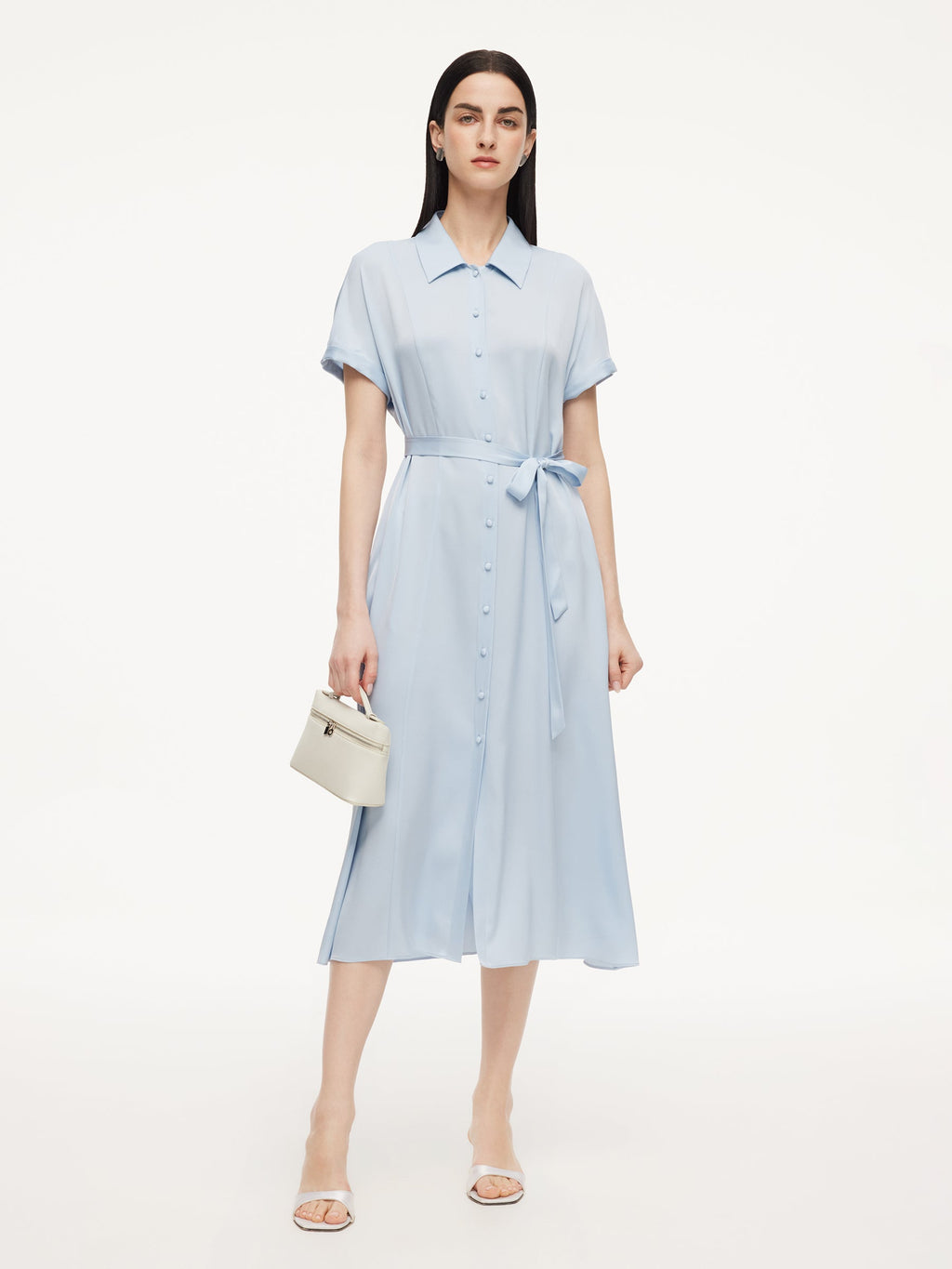 Mulberry Silk Shirt Dress