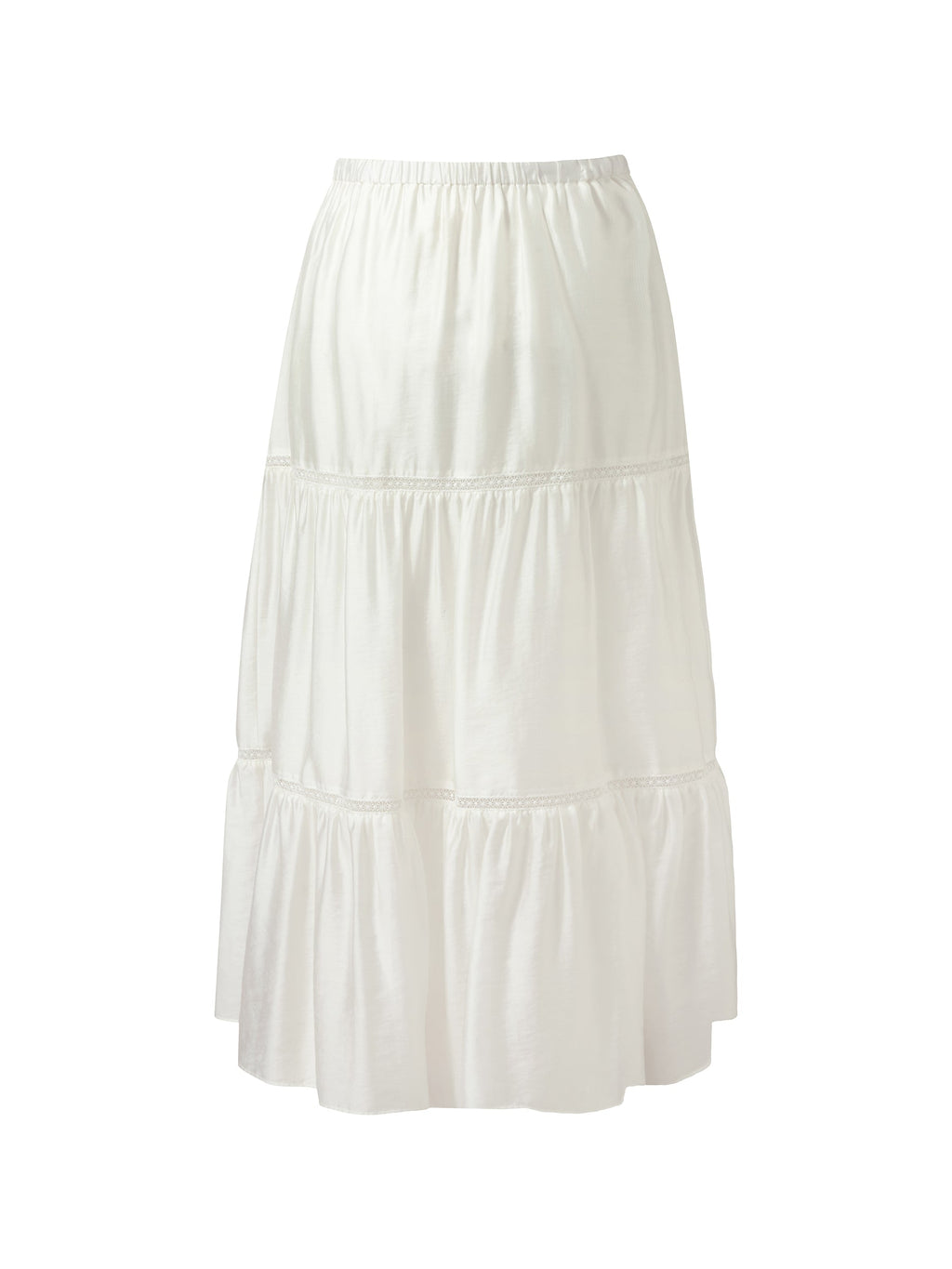Elastic-Waist Flowing Skirt