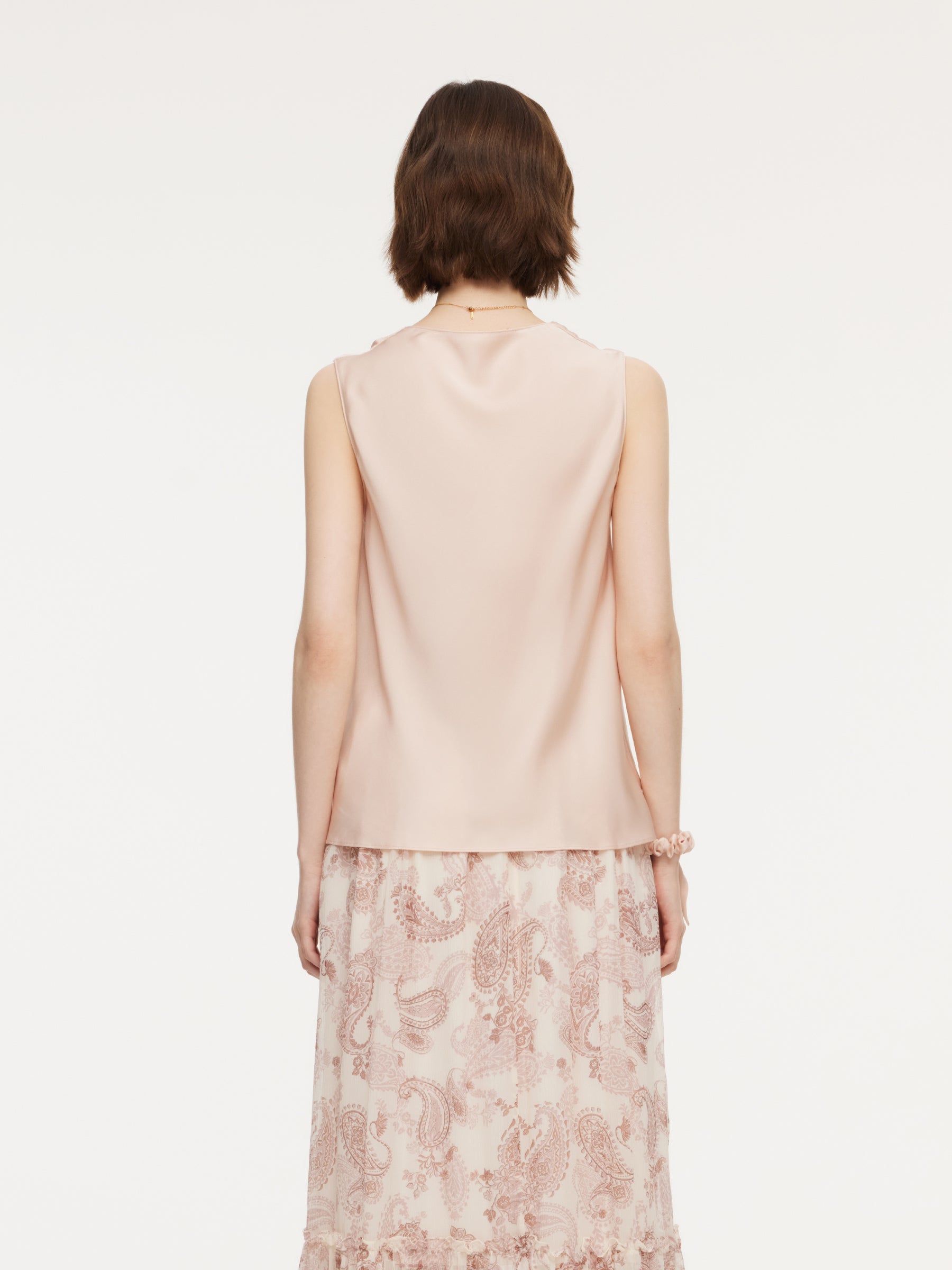 Tailored Cowl Silhouette Top