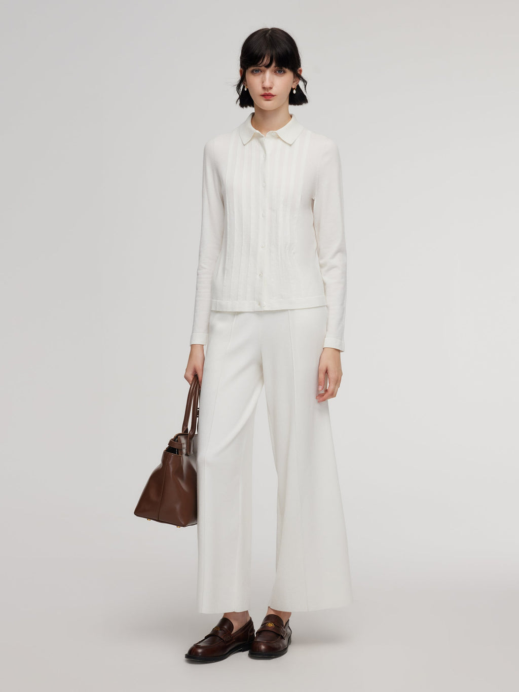 Tencel-Nylon Wide Leg