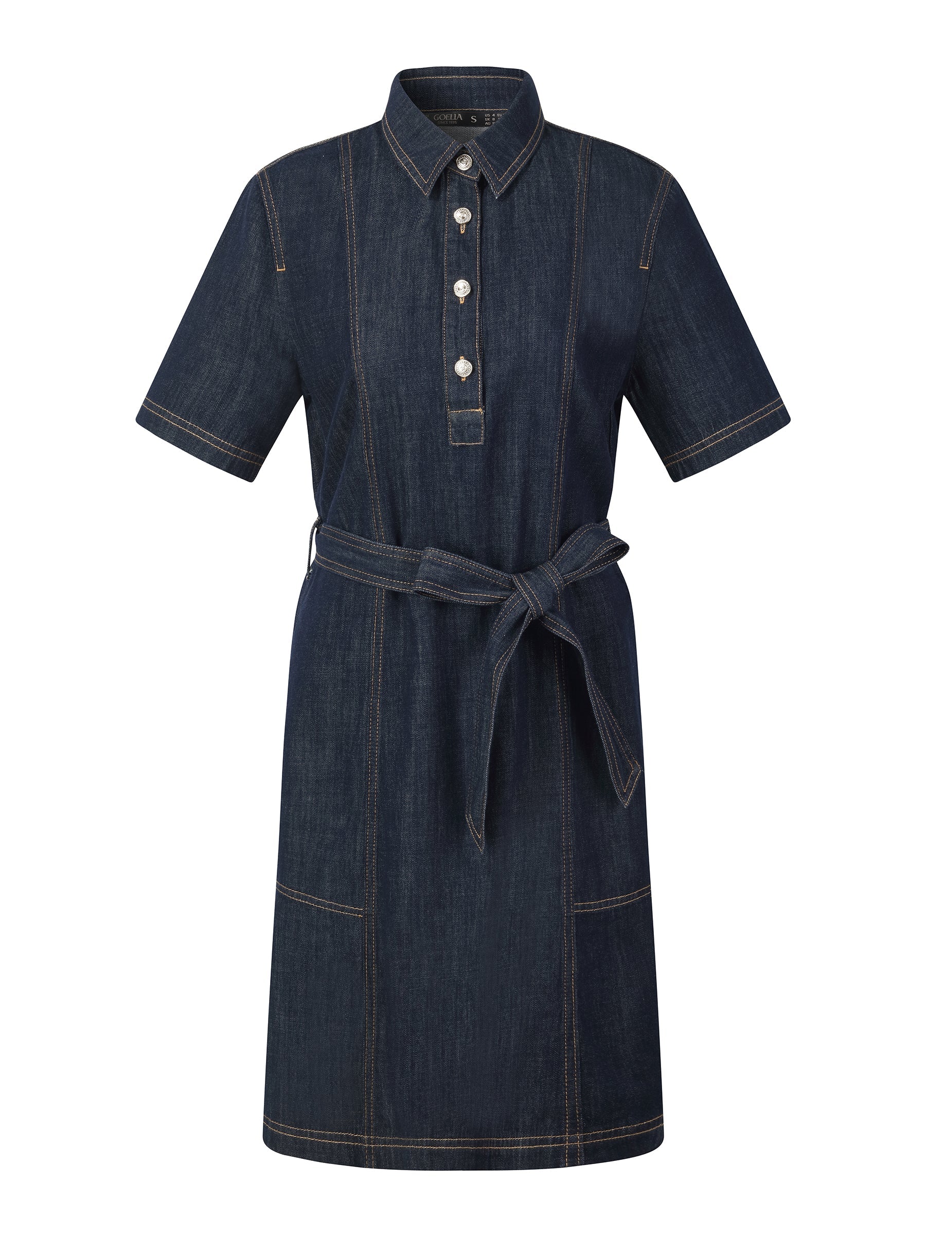 Denim Shirt Mini Dress